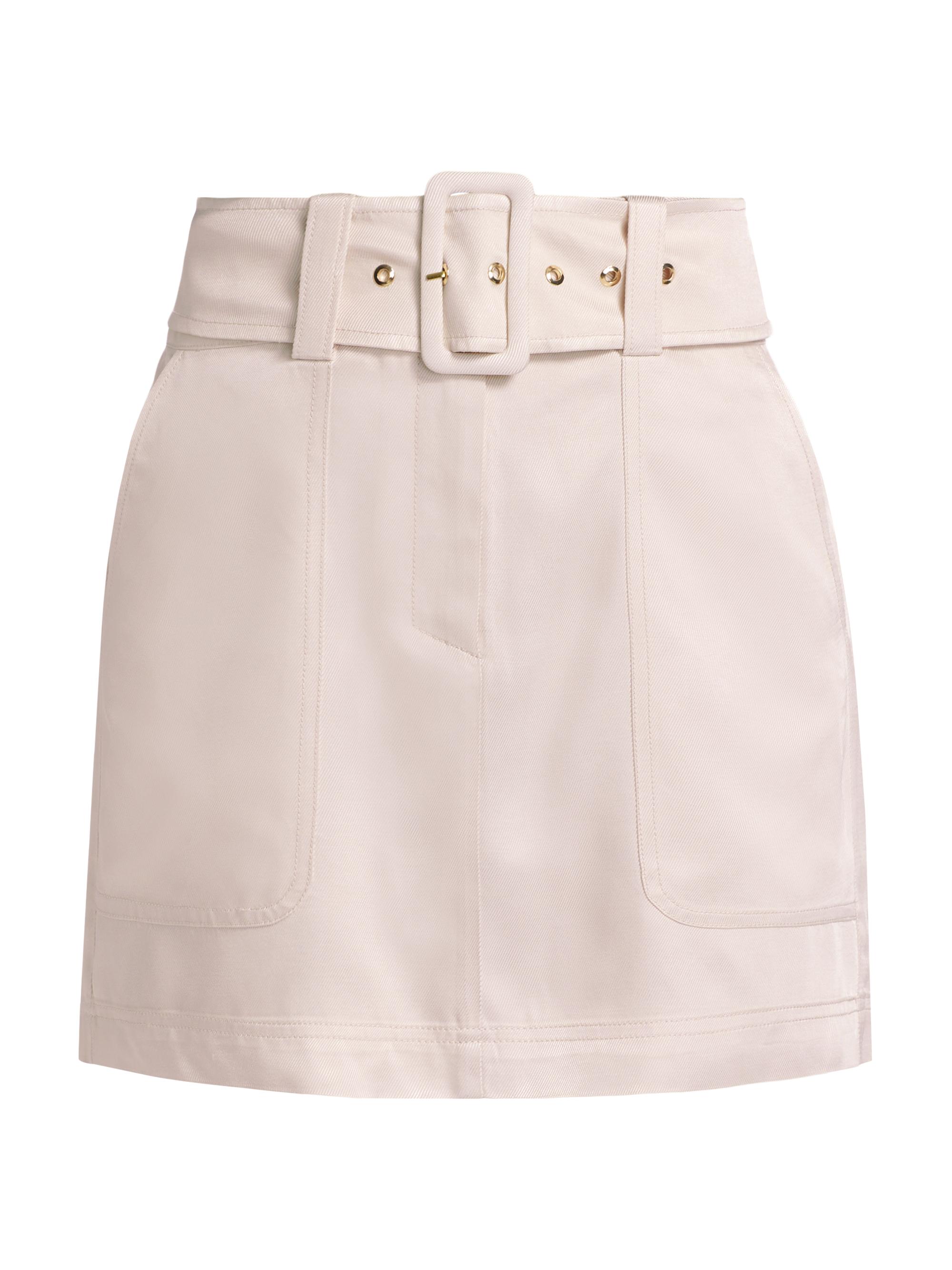 Ramy Brook Women's Dara Belted Miniskirt - Sandstone