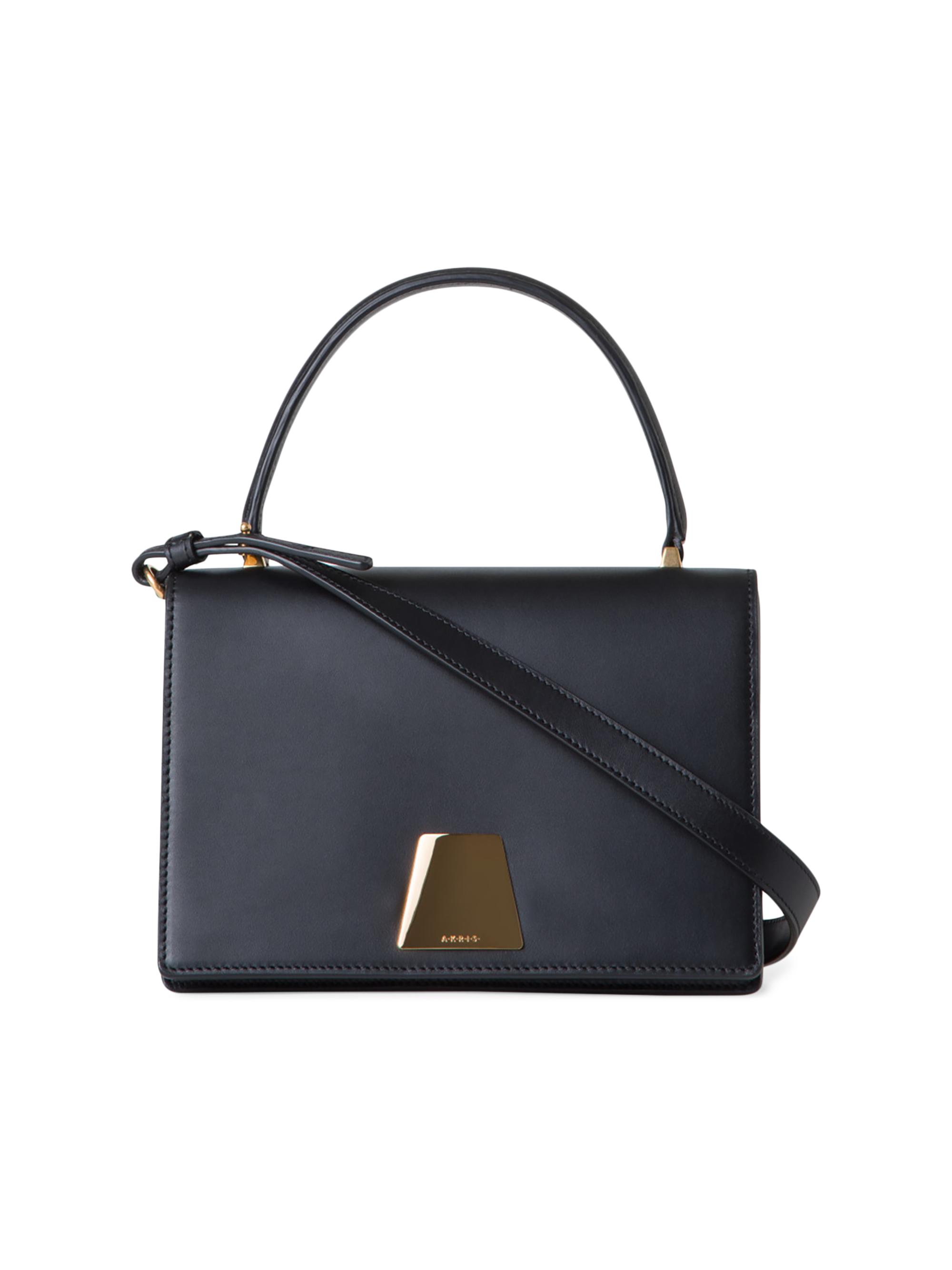 Akris Women's  Alice Trapezoid Top Handle Bag - Black