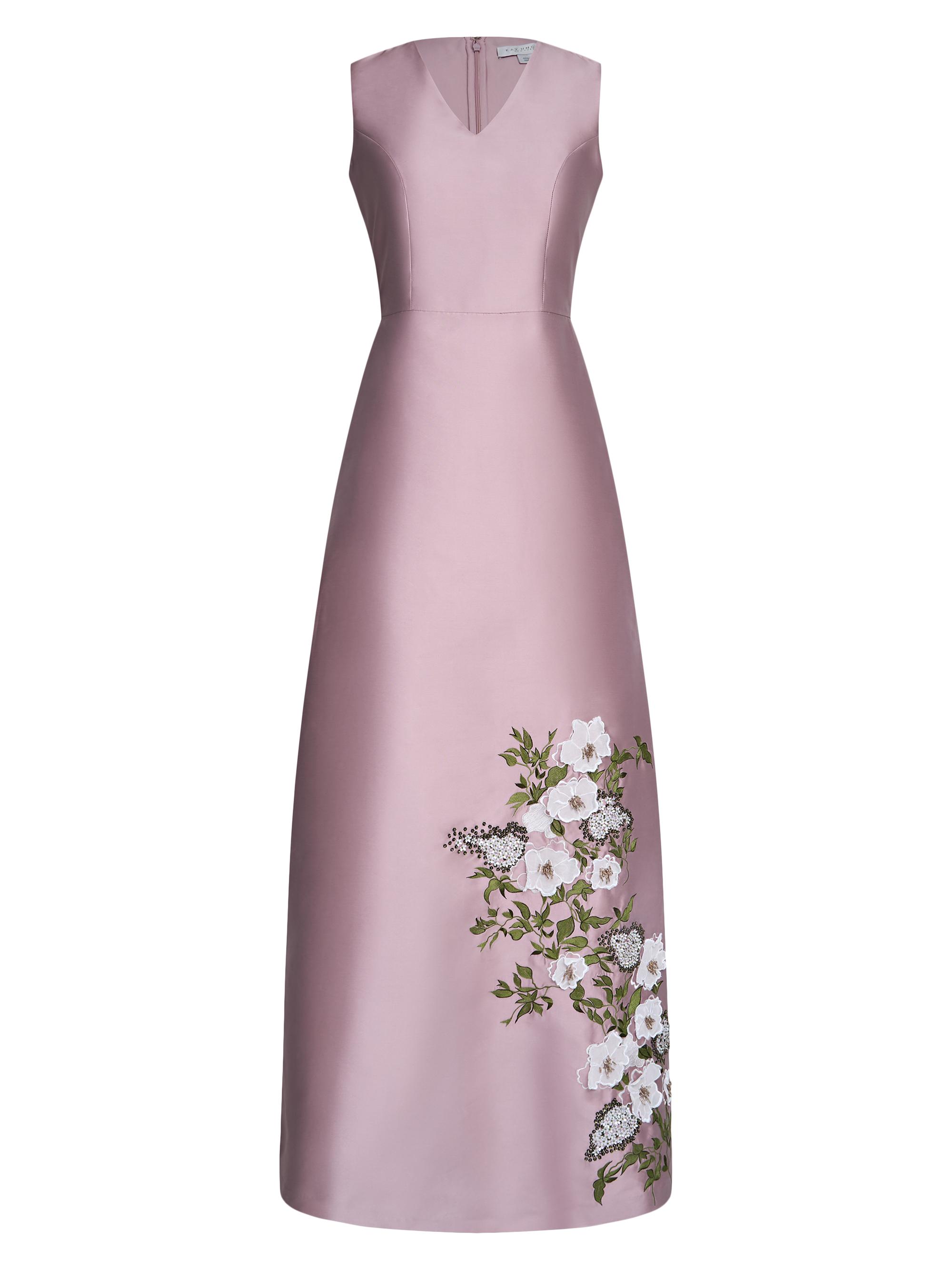 Kay Unger Aurelia Floral Satin Gown | Saks Fifth Avenue