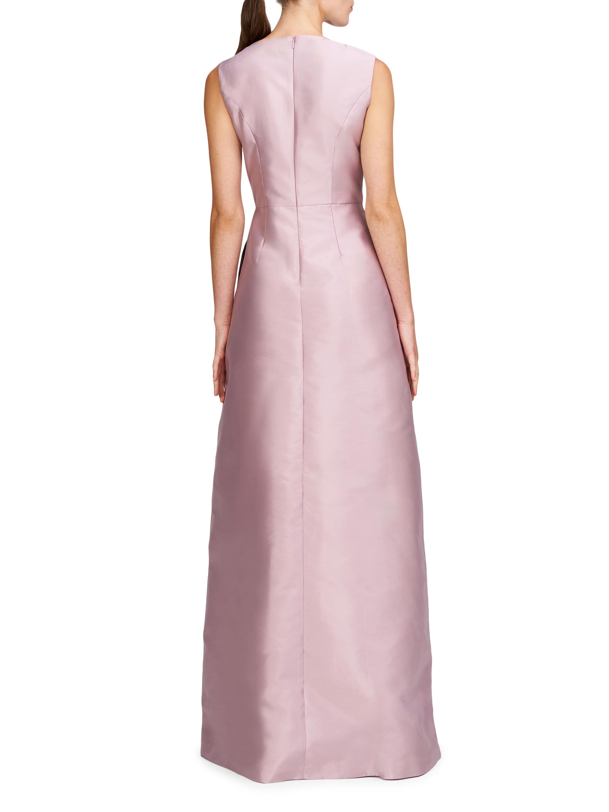 chinese dress ladies AURELIA SILK SATIN FLARED MAXI DRESS | CULT MIA