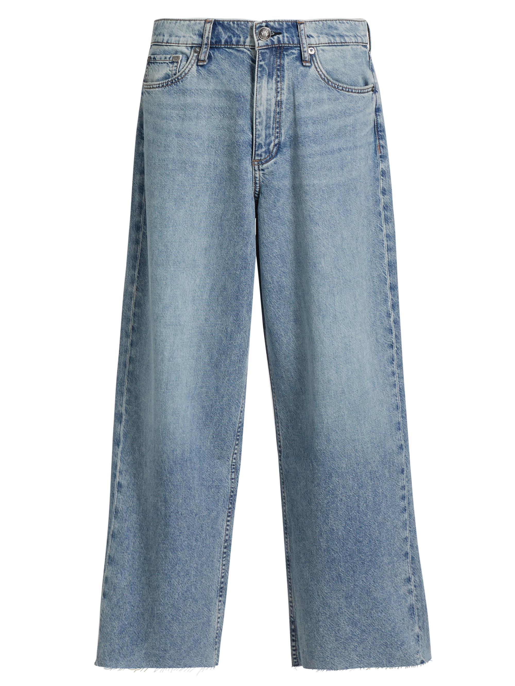 rag & bone Women's Andi Featherweight High-Rise Ankle Jeans - Beacon
