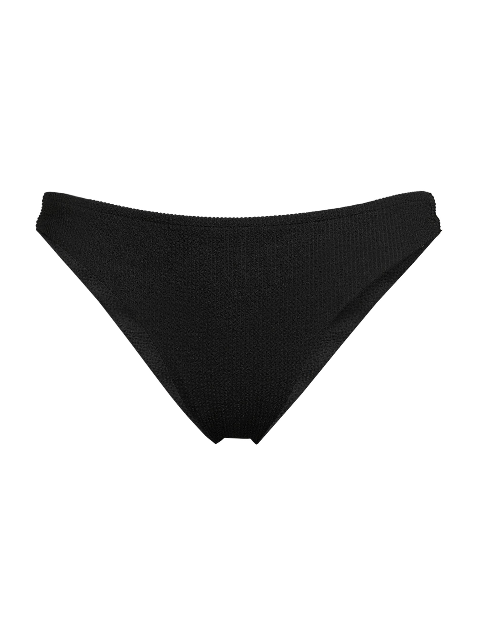 PatBO Women's Merian Knit Bikini Bottom - Black