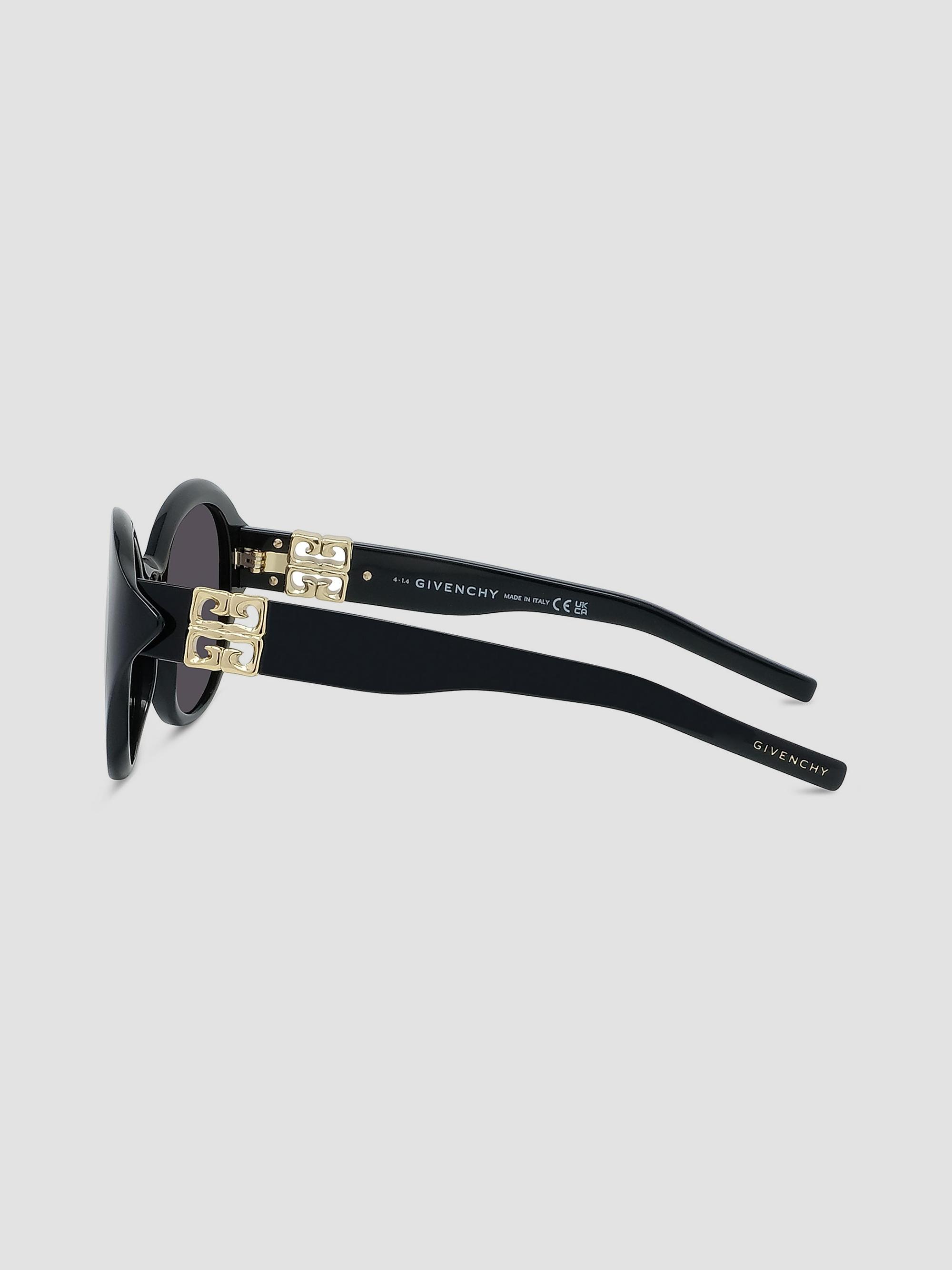 4G Acetate Butterfly Sunglasses GIVENCHY Givenchy 4g Acetate Butterfly Sunglasses - Shiny Black  main image 4