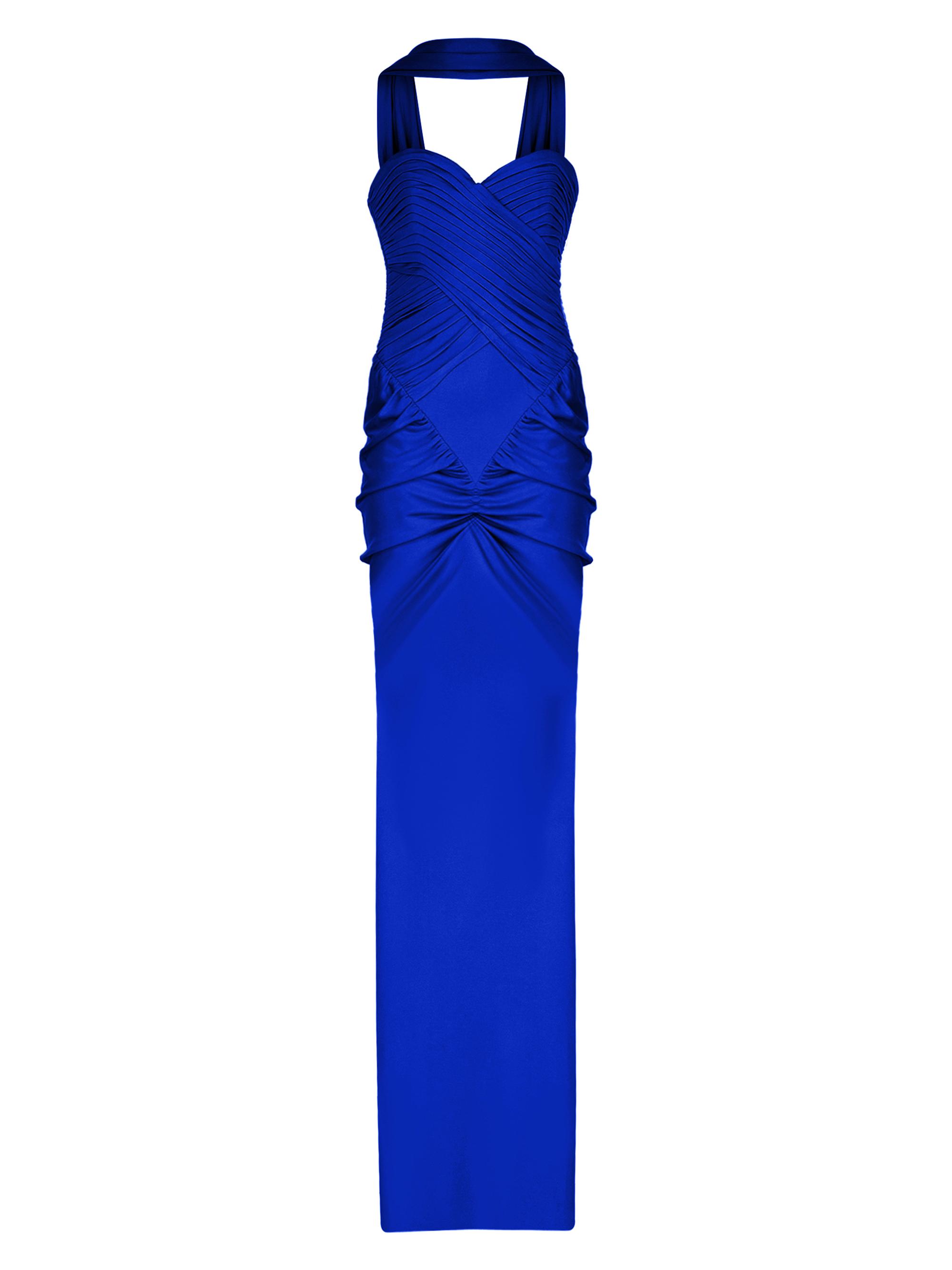 chinese dress ladies Samsara Dress Royal Blue L main image 0
