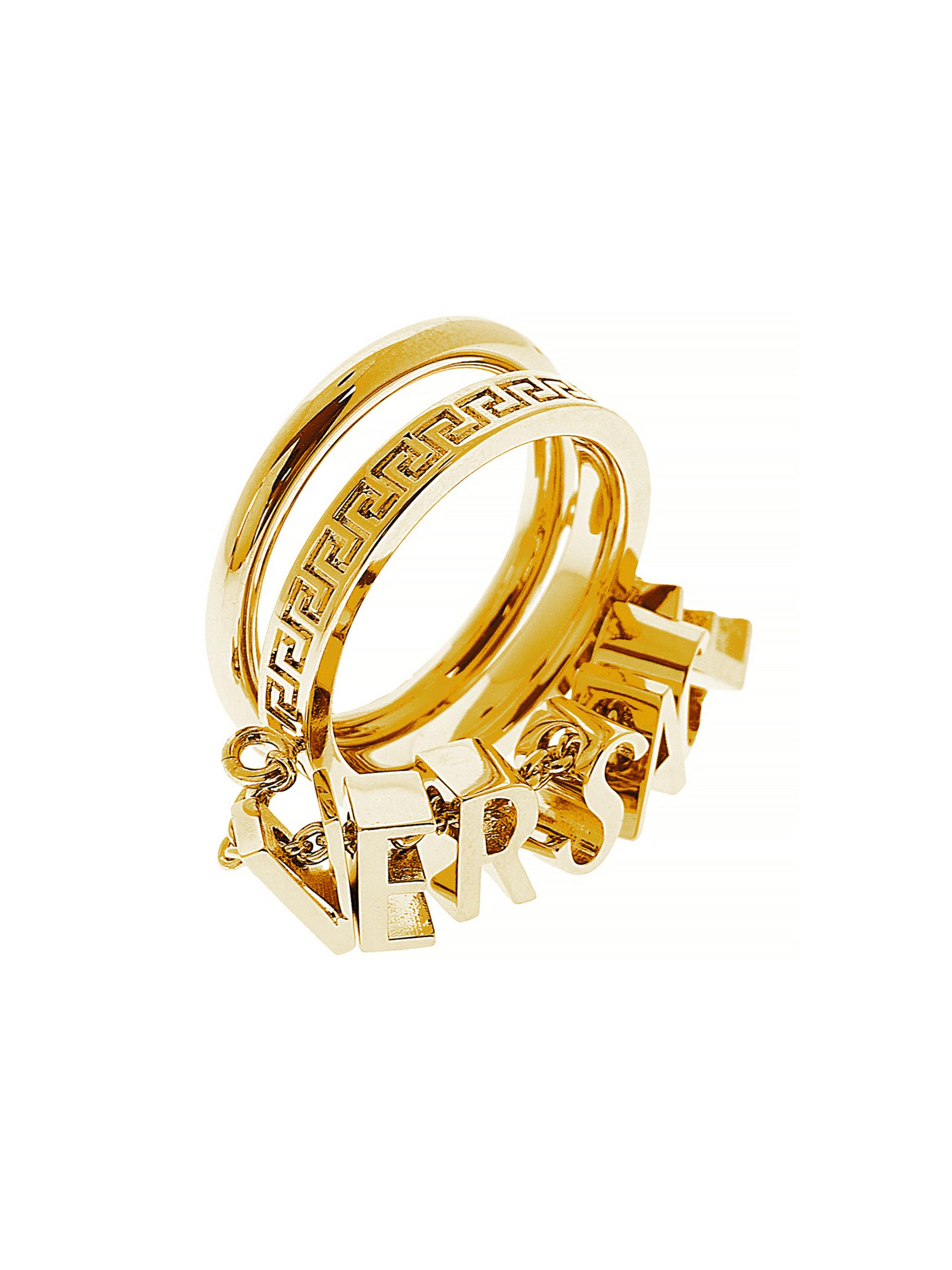 Versace Women's Goldtone "" Ring -  Gold