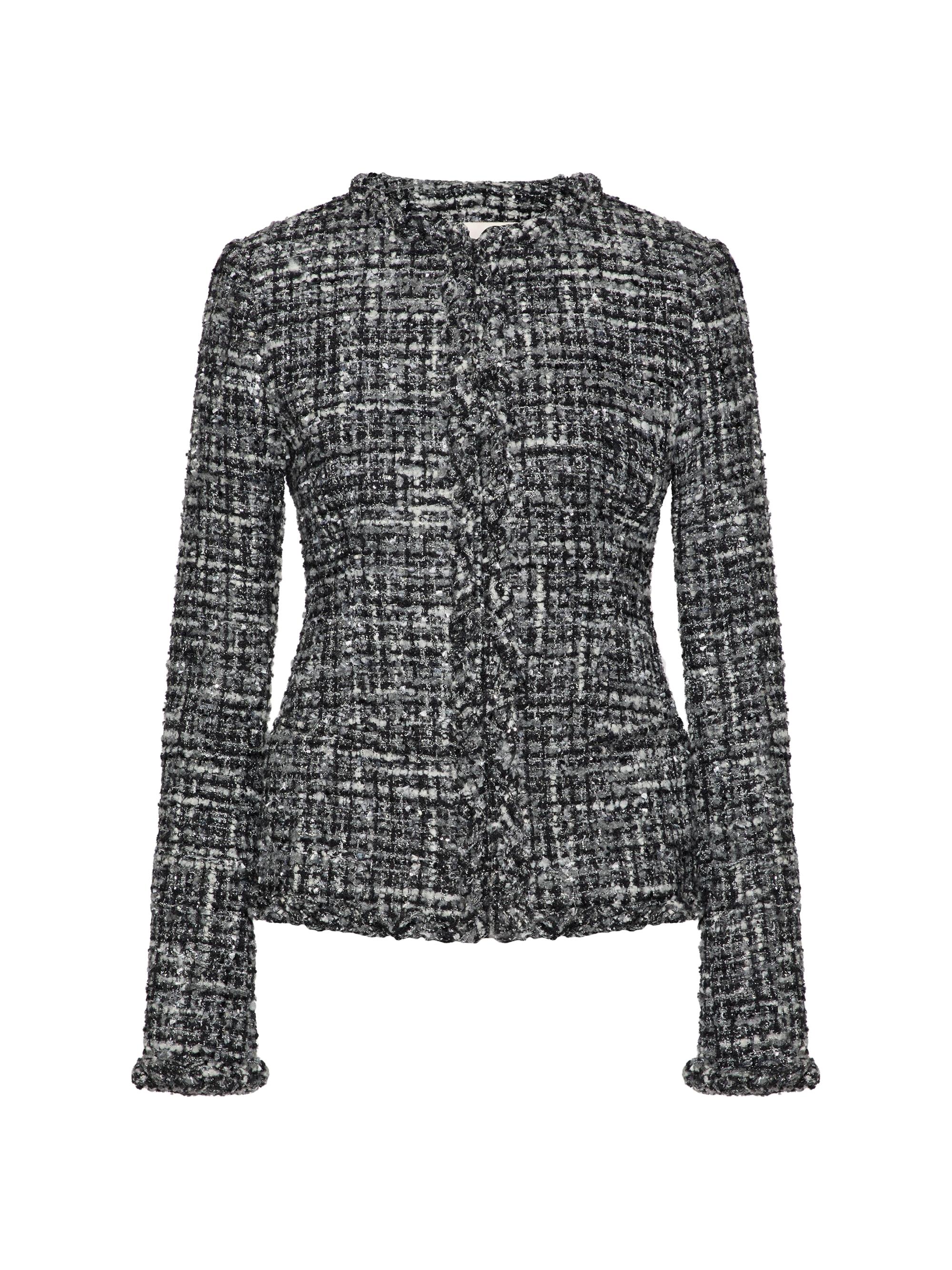 Valentino Garavani Women's Tweed Melange Jacket - Black
