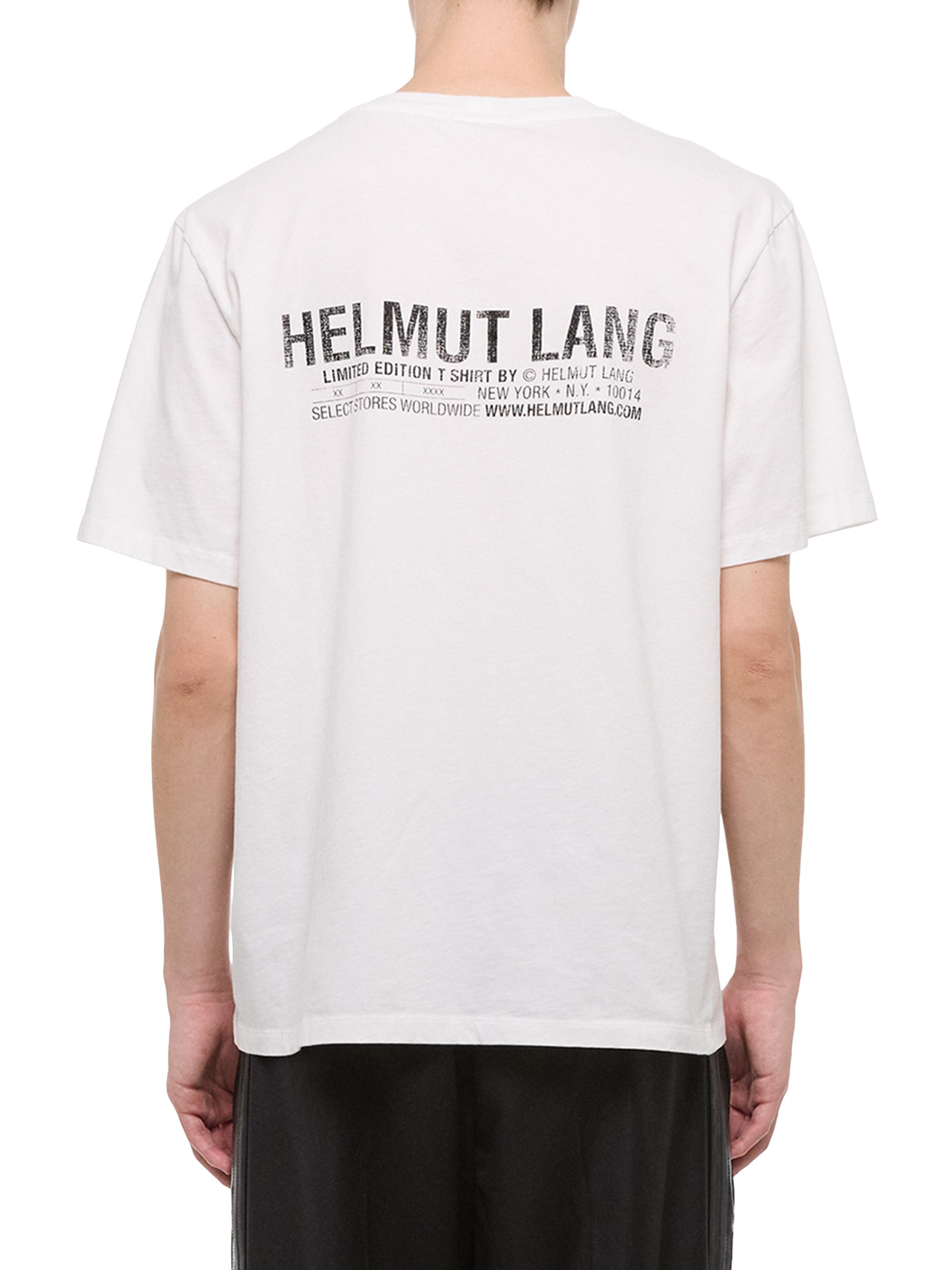 Helmut Lang Backwards Lang Logo T-Shirt | Saks Fifth Avenue