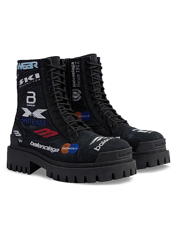 Shop Balenciaga Combat Strike 20MM Boots | Saks Fifth Avenue Shop Balenciaga Combat Strike 20MM Boots | Saks Fifth Avenue