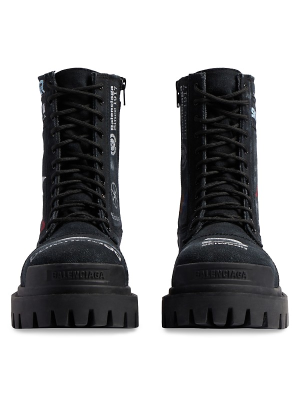 Shop Balenciaga Combat Strike 20MM Boots | Saks Fifth Avenue Shop Balenciaga Combat Strike 20MM Boots | Saks Fifth Avenue