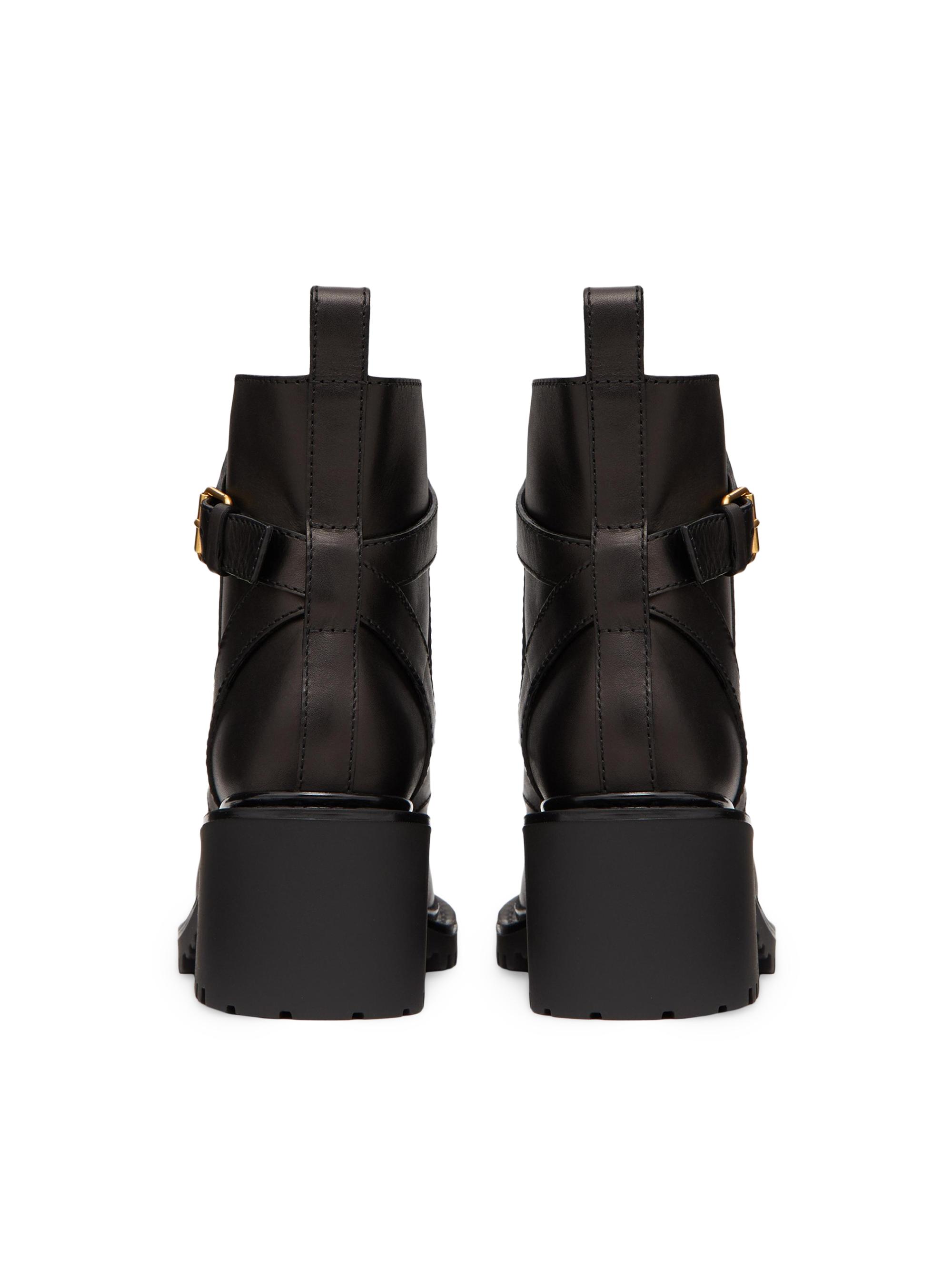 Valentino Garavani VLogo Signature Calfskin 70MM Combat Boots