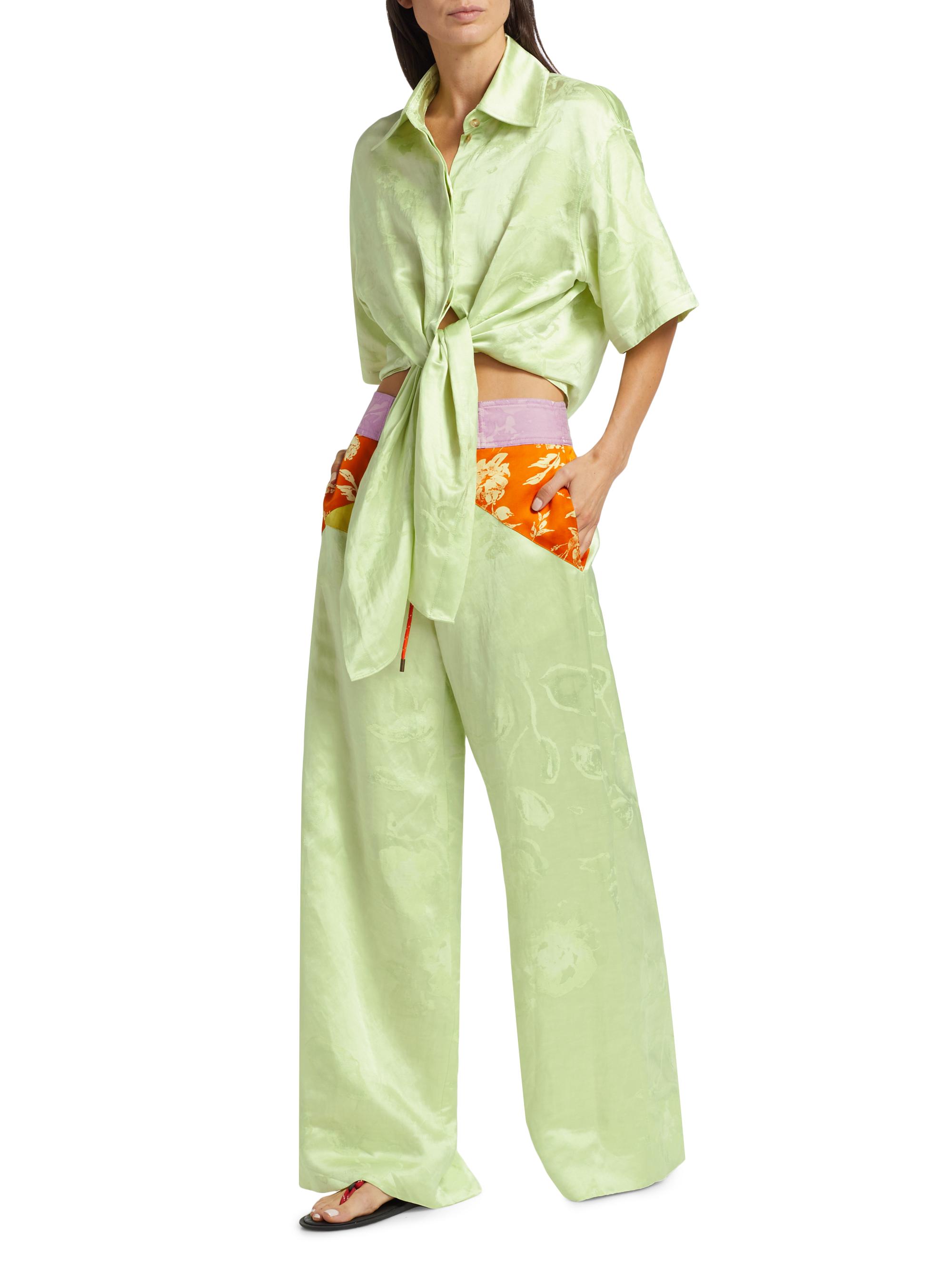 ボトムス Apolina Molly Trousers - Patchwork 2-3y Apolina Molly Trouser Rosepool Jacquard | BIEN BIEN