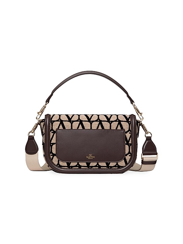 Shop Valentino Garavani Alltime Toile Iconographe Shoulder Shop Valentino Garavani Alltime Toile Iconographe Shoulder