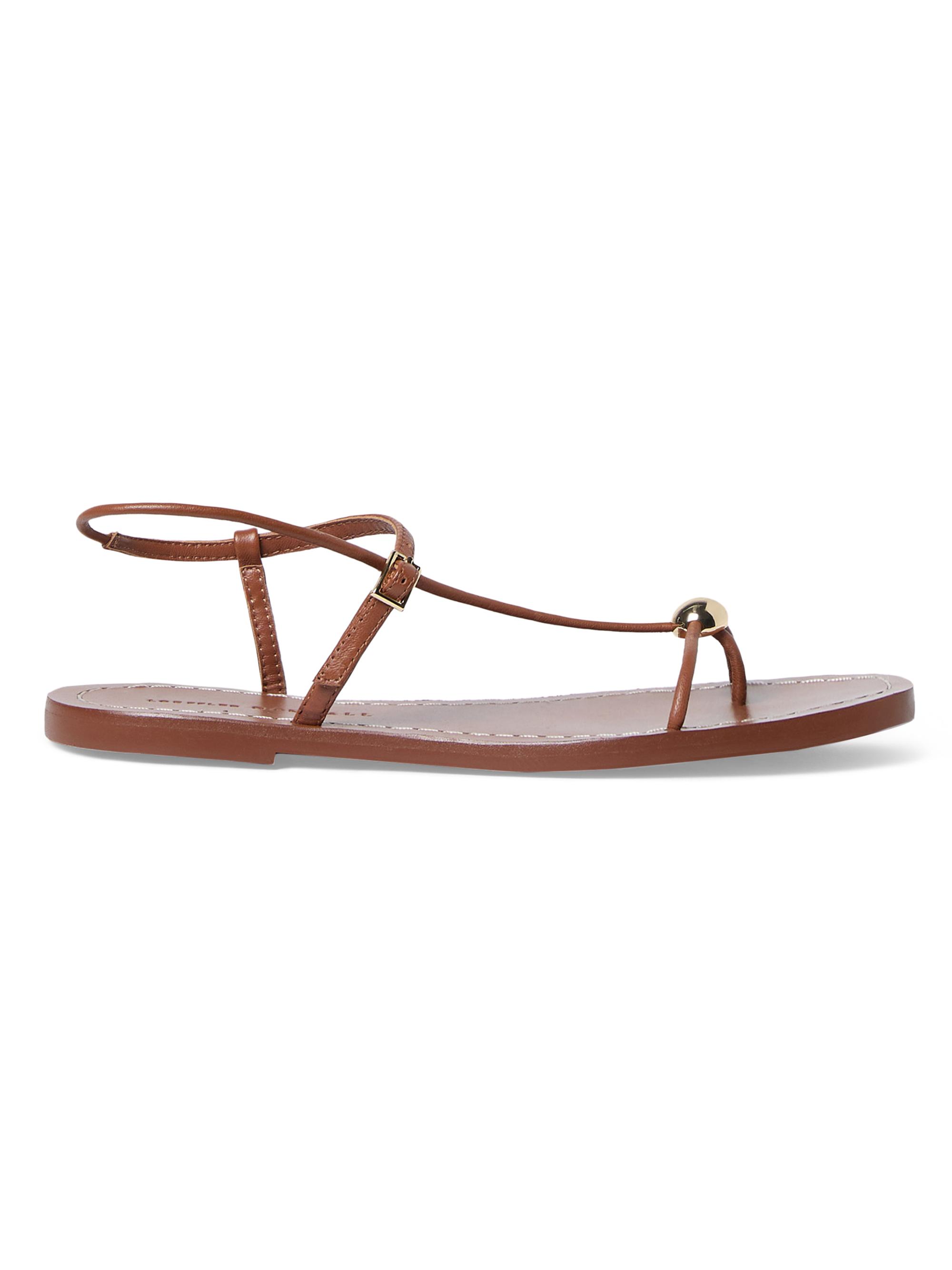 Loeffler Randall Women's Lara Strappy Flat Sandals - Timber