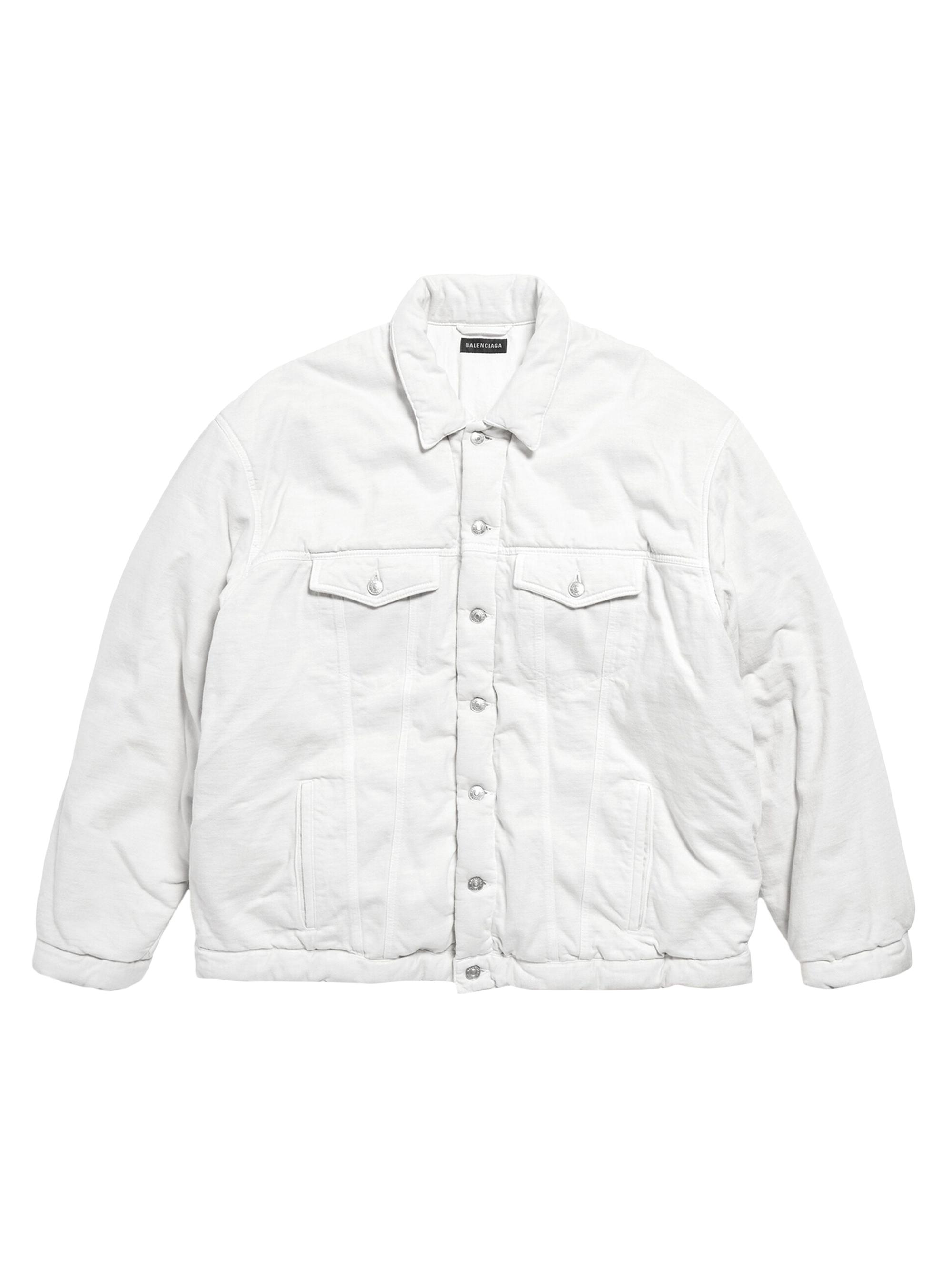 Balenciaga Men's Padded Jacket - White