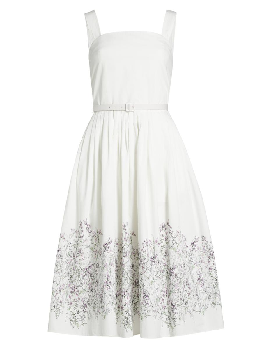 Adam Lippes Women's Hoban Printed Poplin Midi-dress