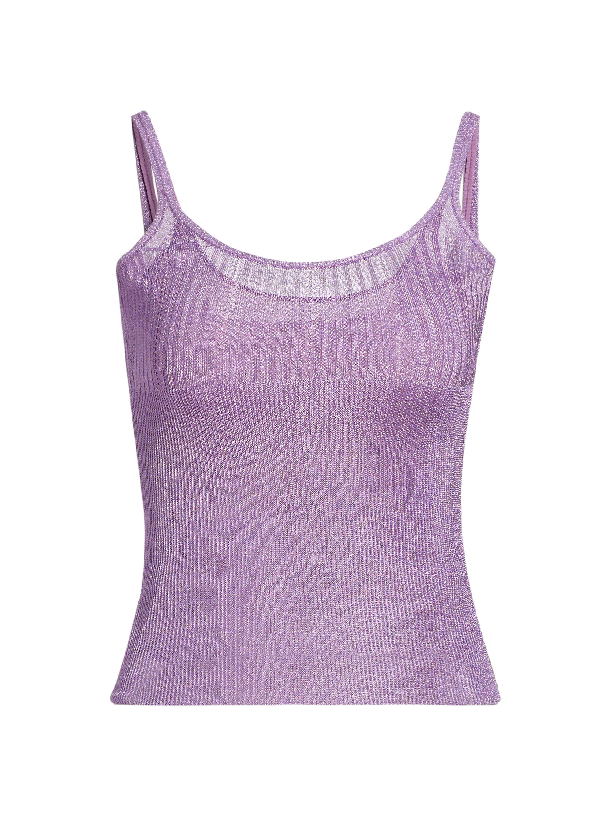 Adam Lippes Women's Rue Metallic Top - Ultraviolet