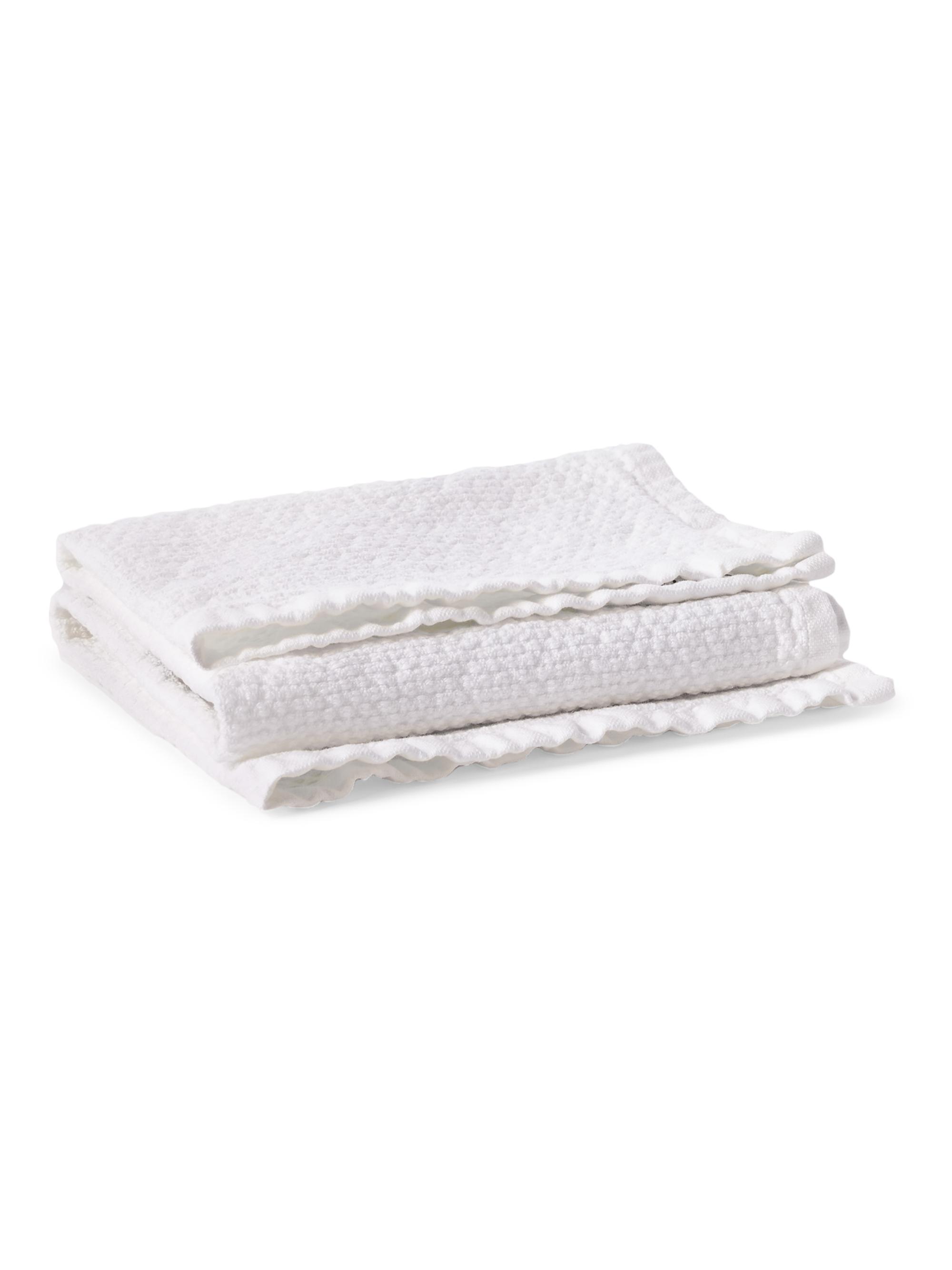 Coyuchi Adriatic Organic Guest Towel - Seal