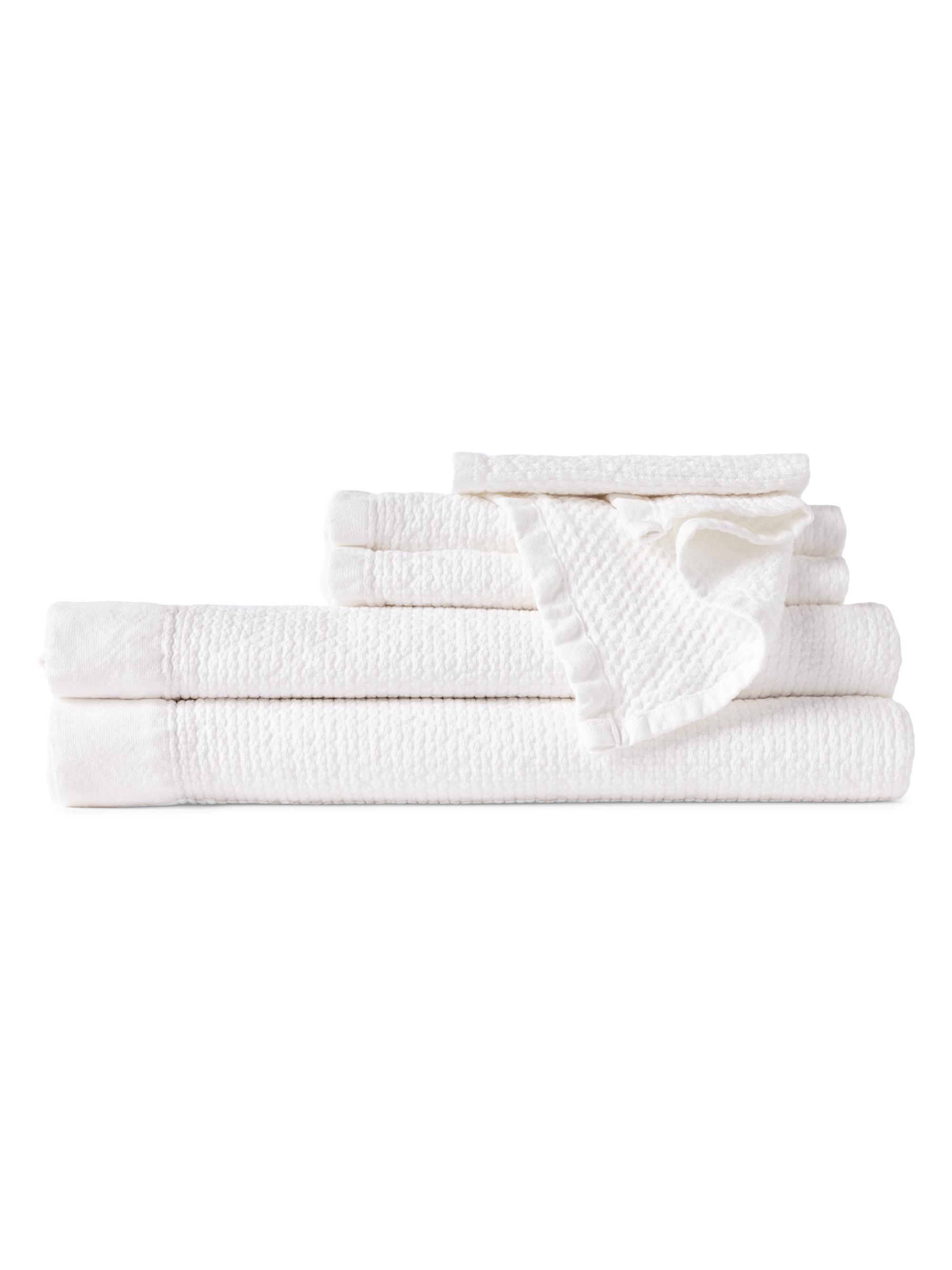 Coyuchi Adriatic Organic 6-Piece Towel Set - Seal