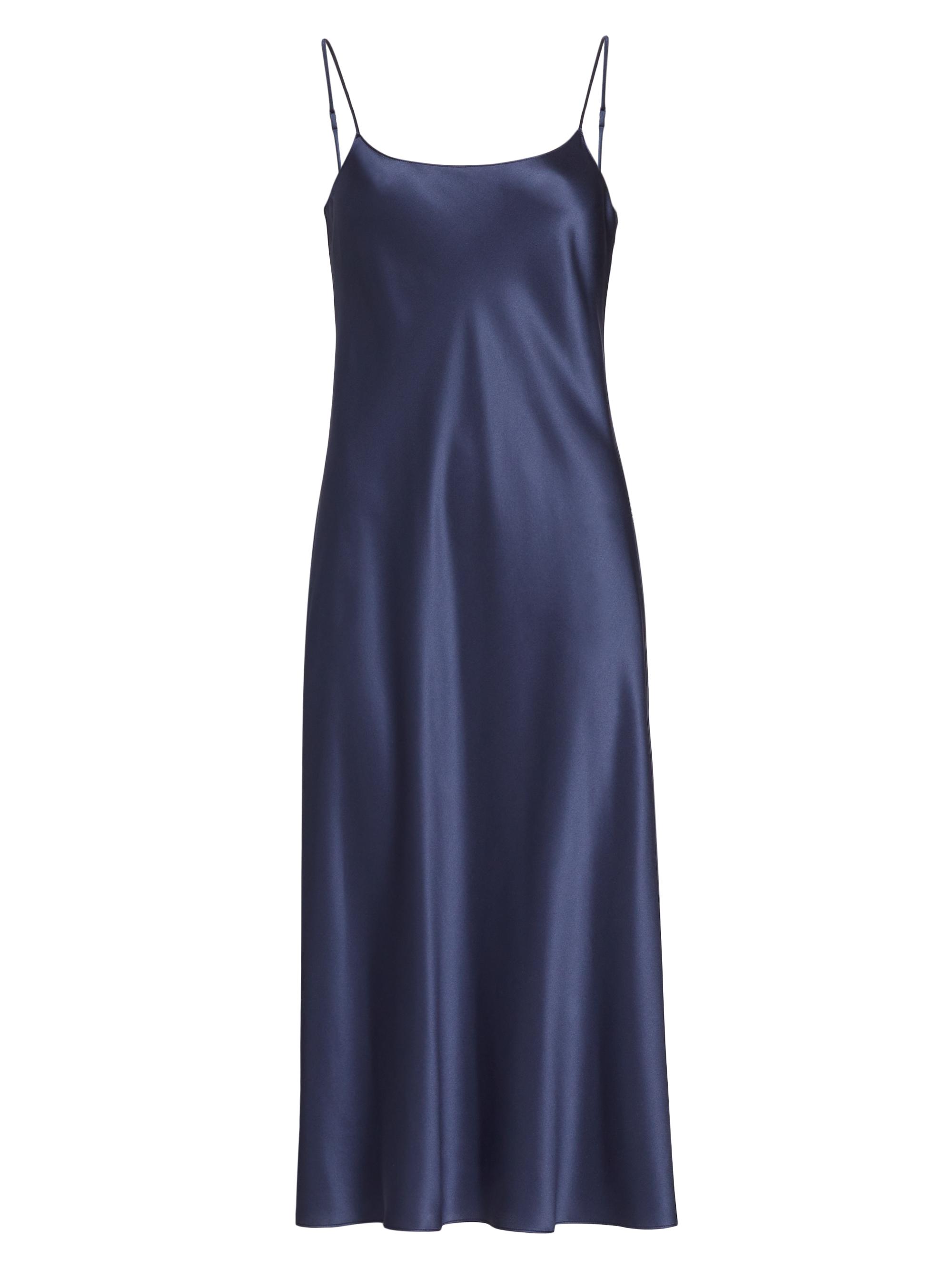 Vince Women's Scoopneck Slip Midi-Dress - Dark Peri