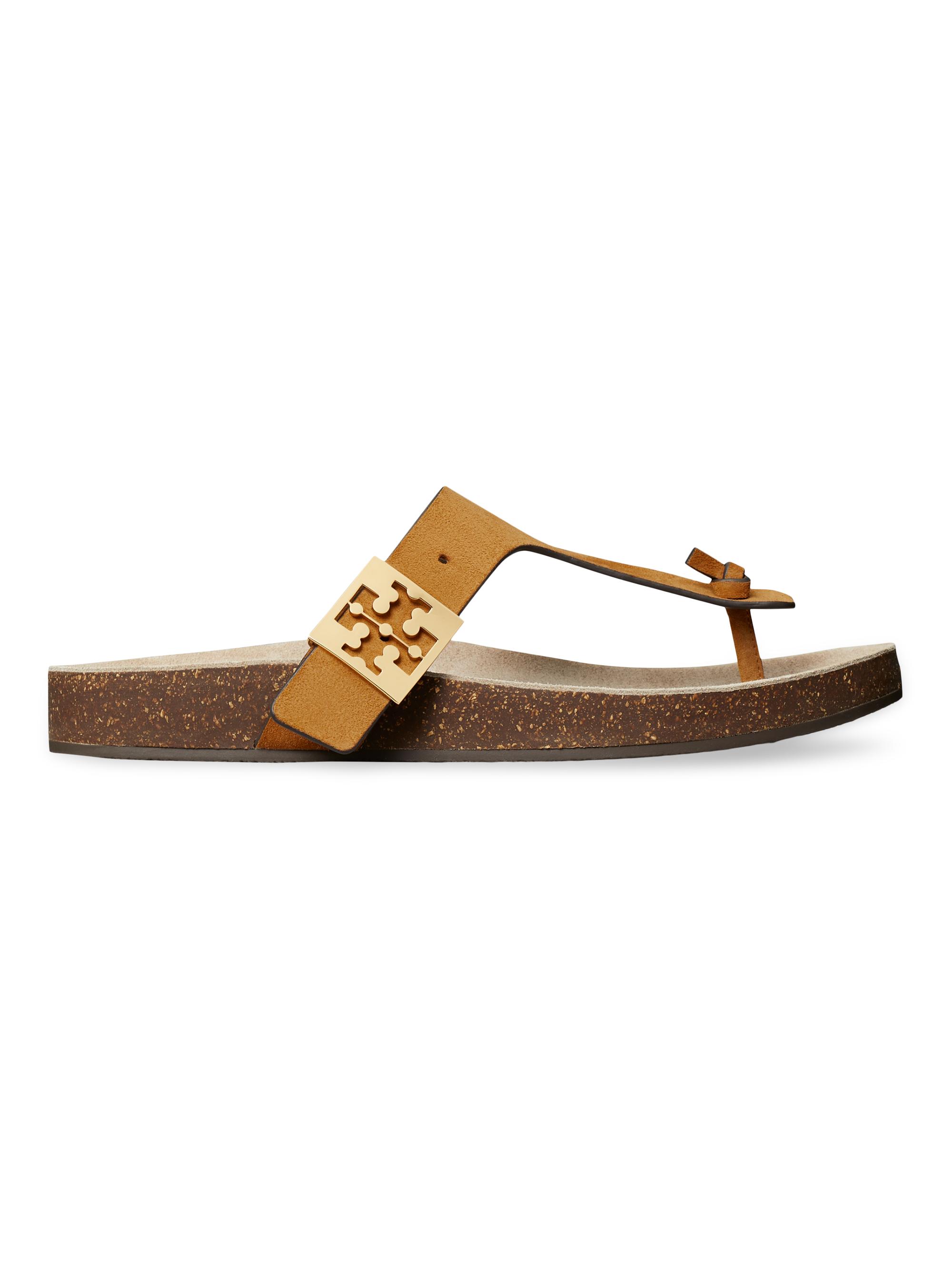 Tory Burch Mellow Leather Thong Sandals | Saks Fifth Avenue