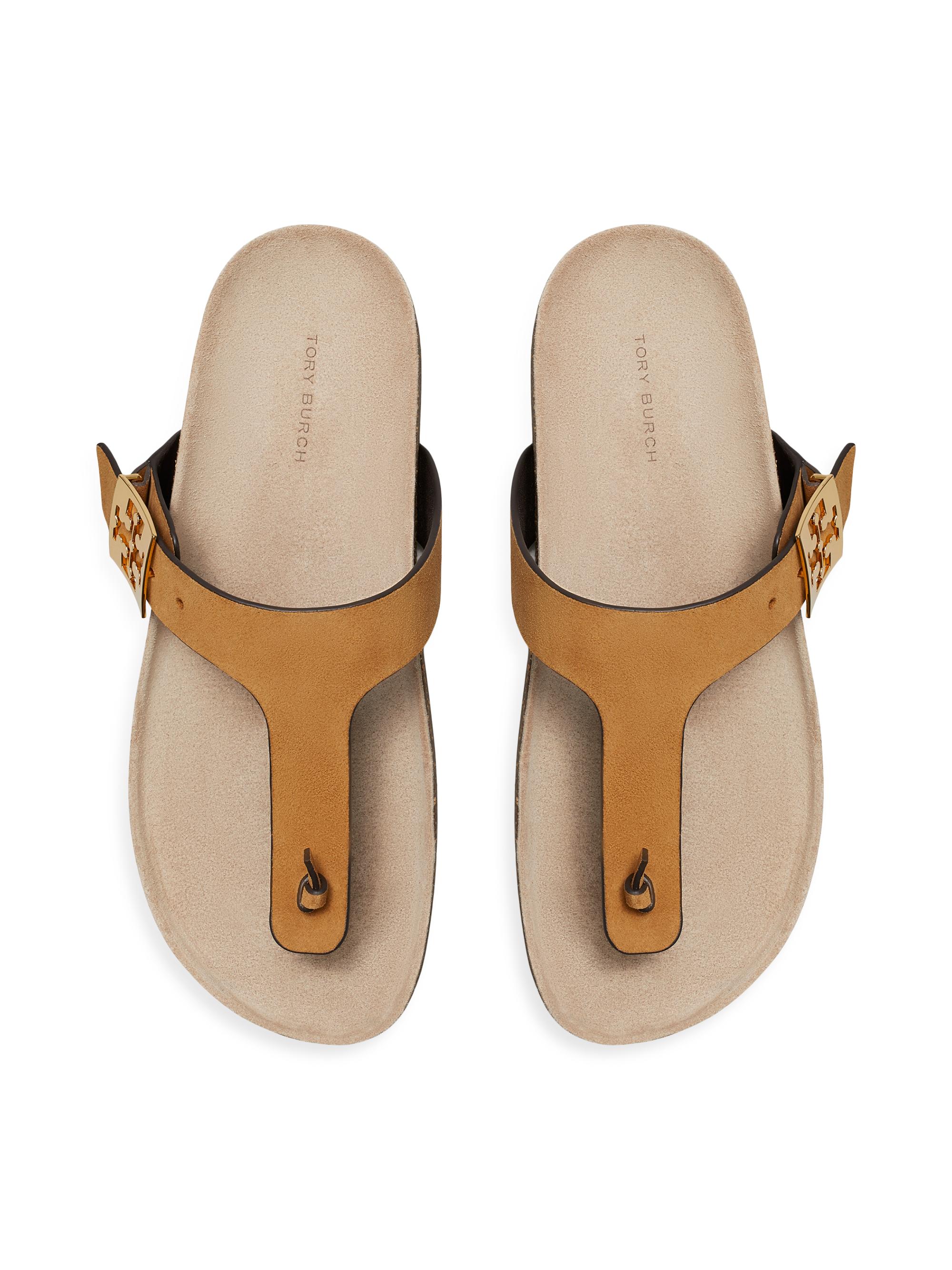 Tory Burch Mellow Leather Thong Sandals | Saks Fifth Avenue