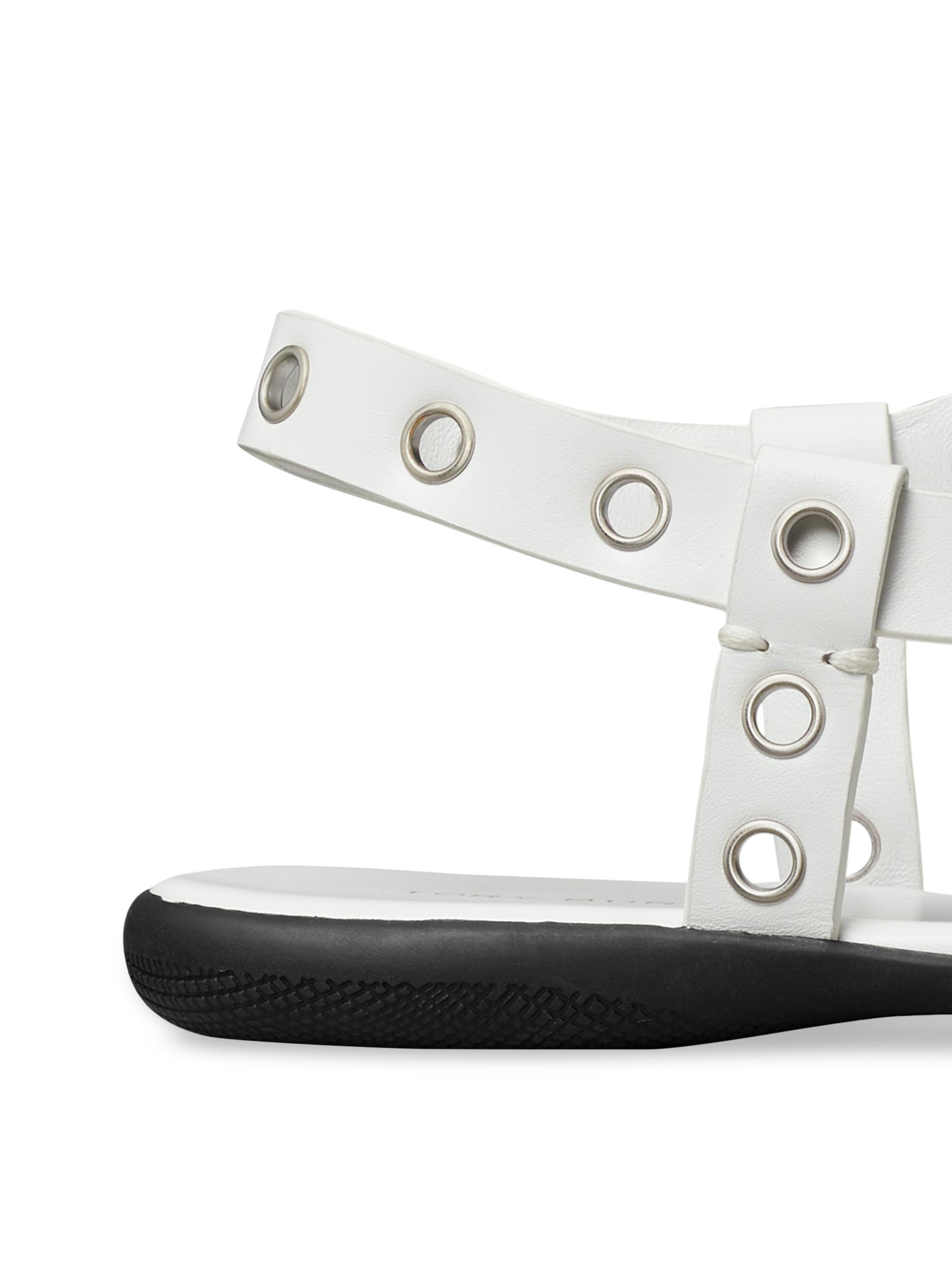 Tory Burch Eyelet Leather Sandals | Saks Fifth Avenue