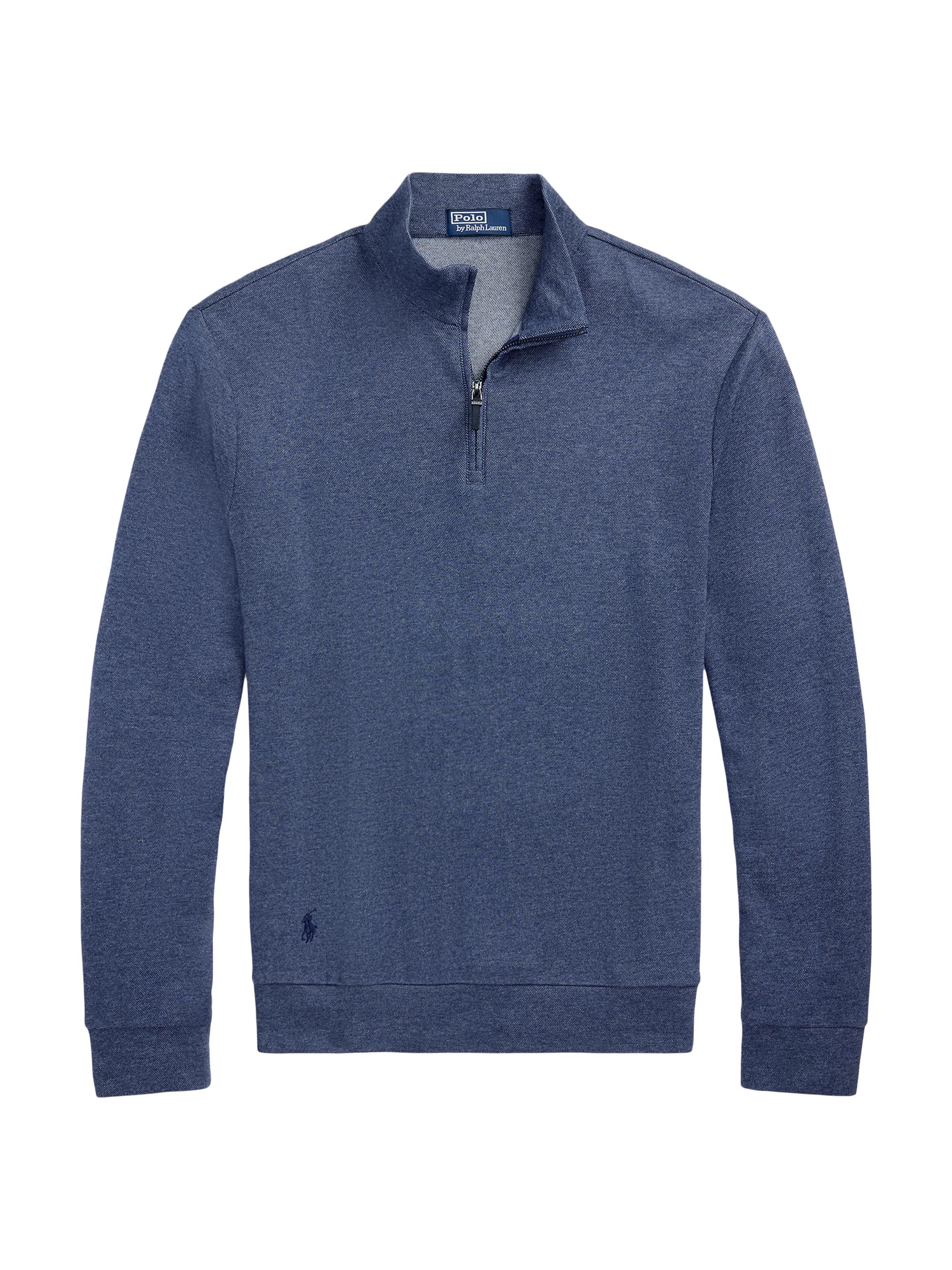 Polo Ralph Lauren Luxury Jersey Quarter-Zip Sweater | Saks