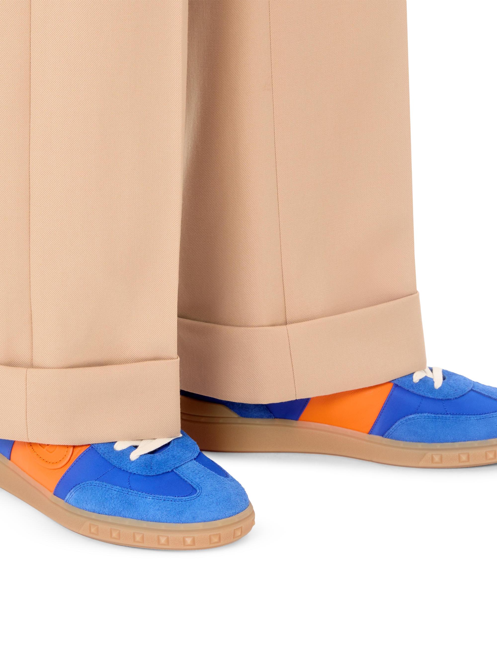 Valentino Garavani Men's Upvillage Low Top Sneakers in Crust