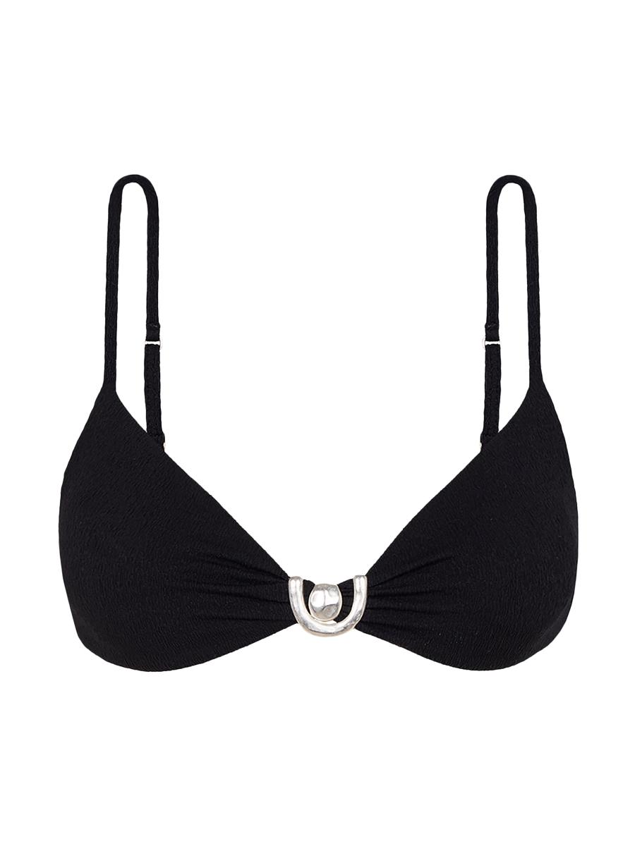 Vix By Paula Hermanny Women's Sea Wanderer Firenze Erin Kori Bikini Top In Black