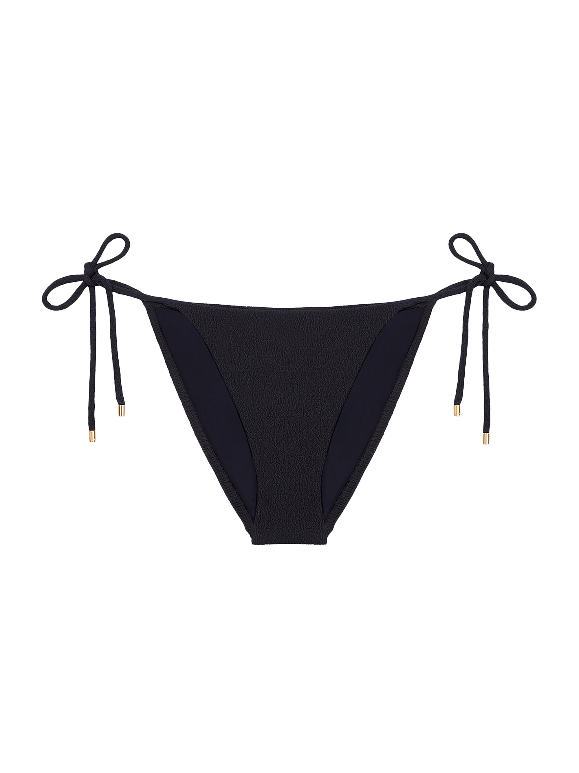 ViX by Paula Hermanny Women's Sea Wanderer Firenze String Bikini Bottom - Black