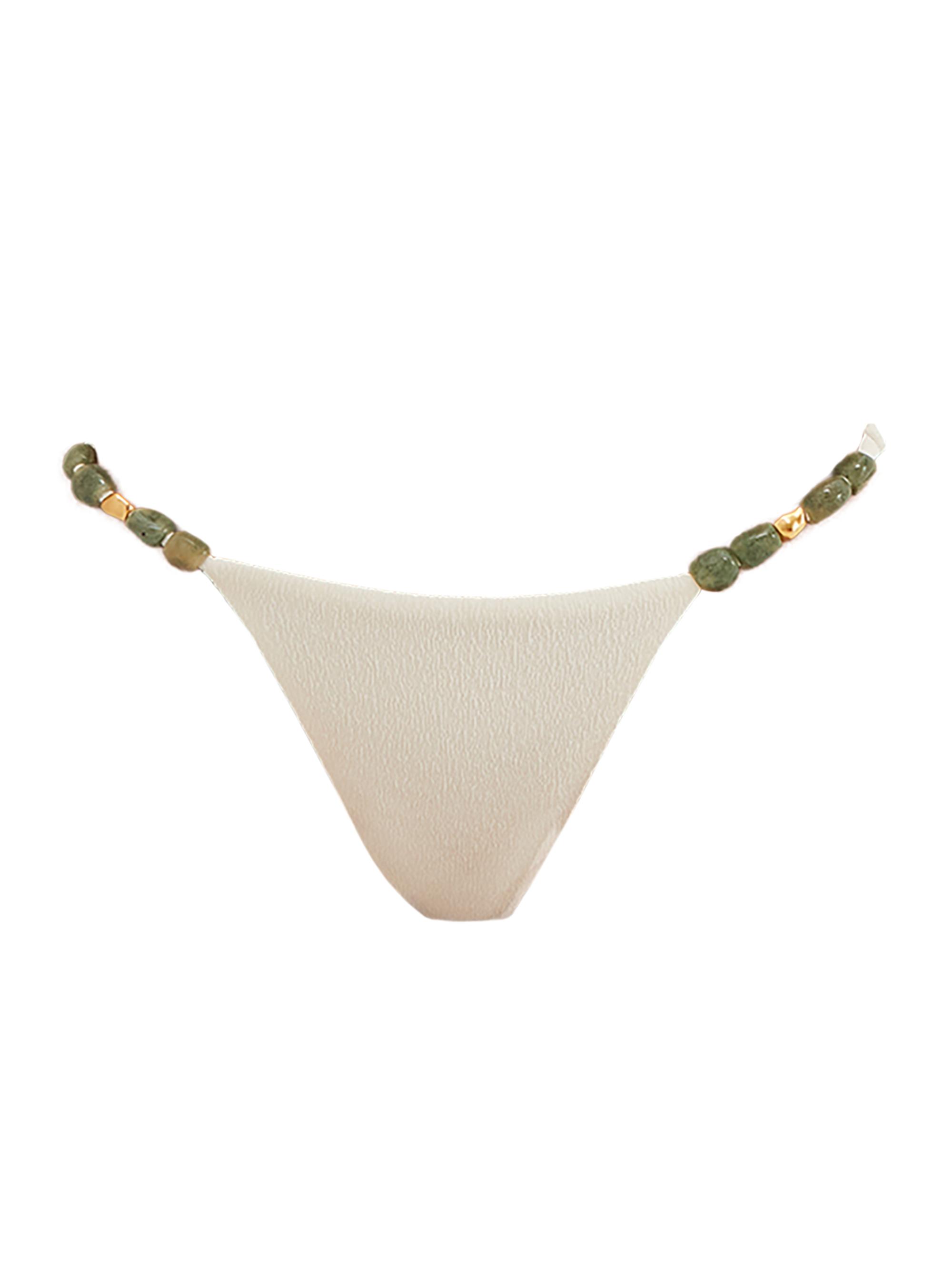 ViX by Paula Hermanny Women's Sea Wanderer Firenze Kiana Full Bikini Bottom - White