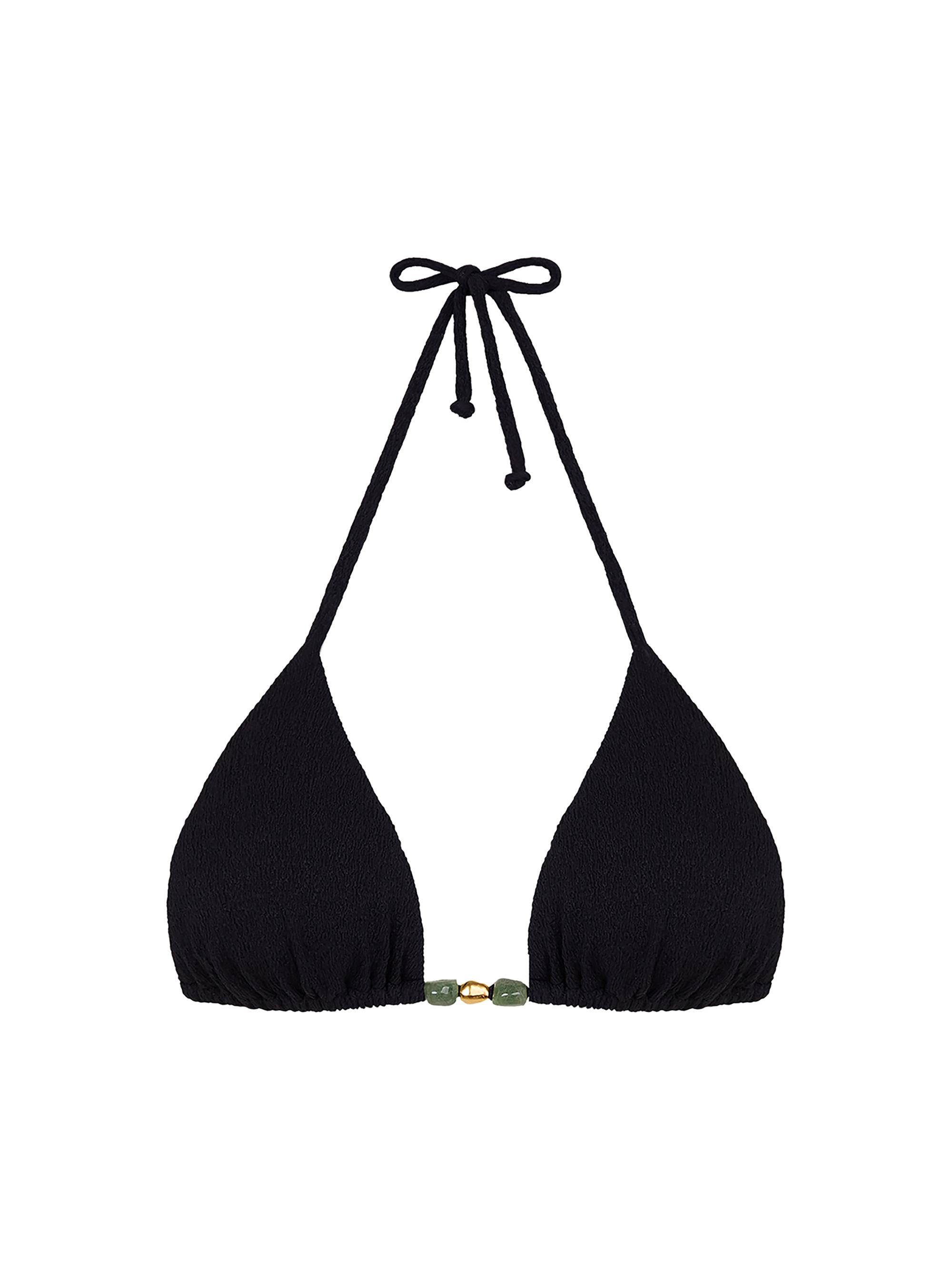 ViX by Paula Hermanny Women's Sea Wanderer Firenze Kiana Triangle Bikini Top - Black