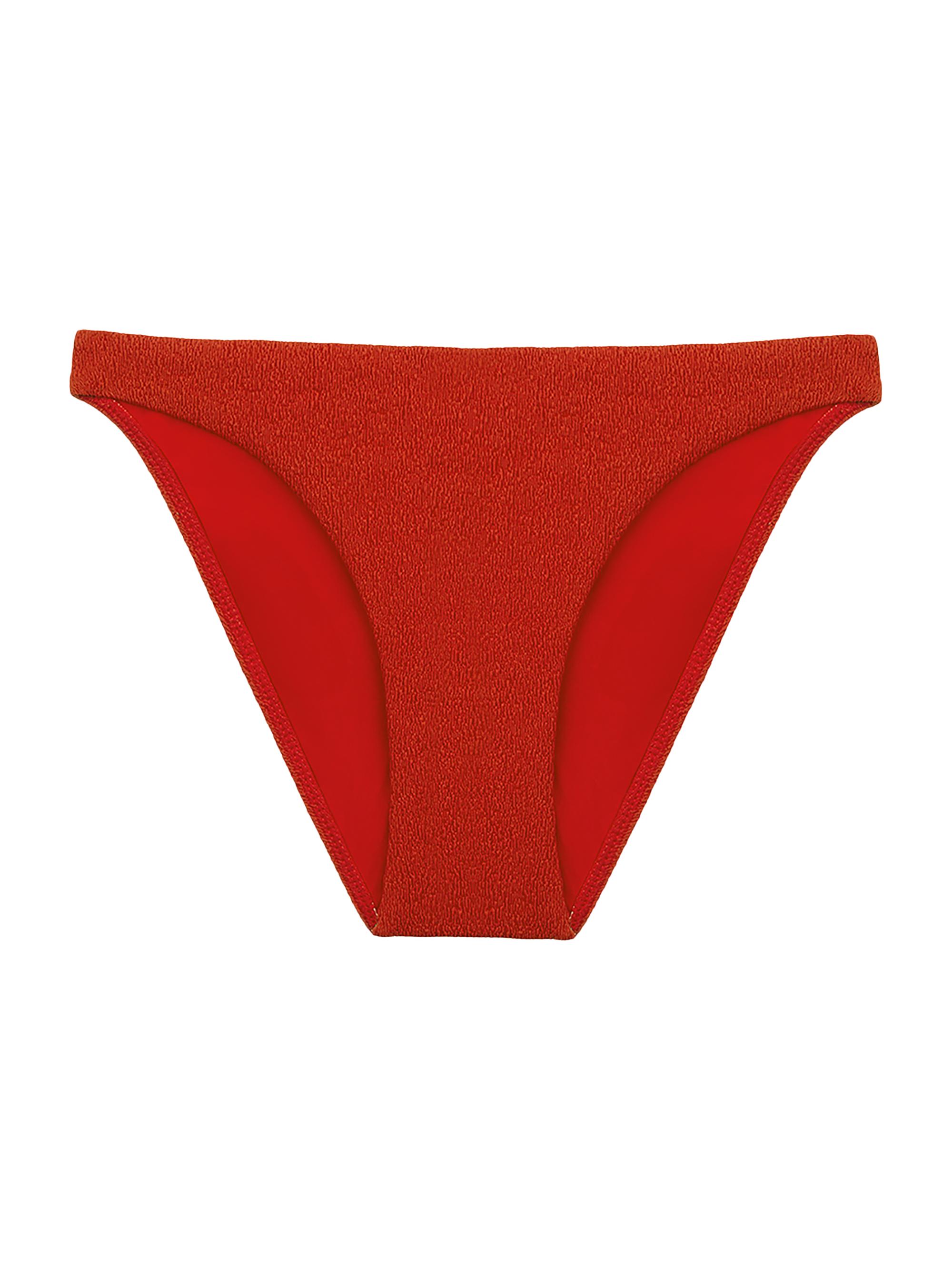 ViX by Paula Hermanny Women's Sea Wanderer Solid Bikini Bottom - Red
