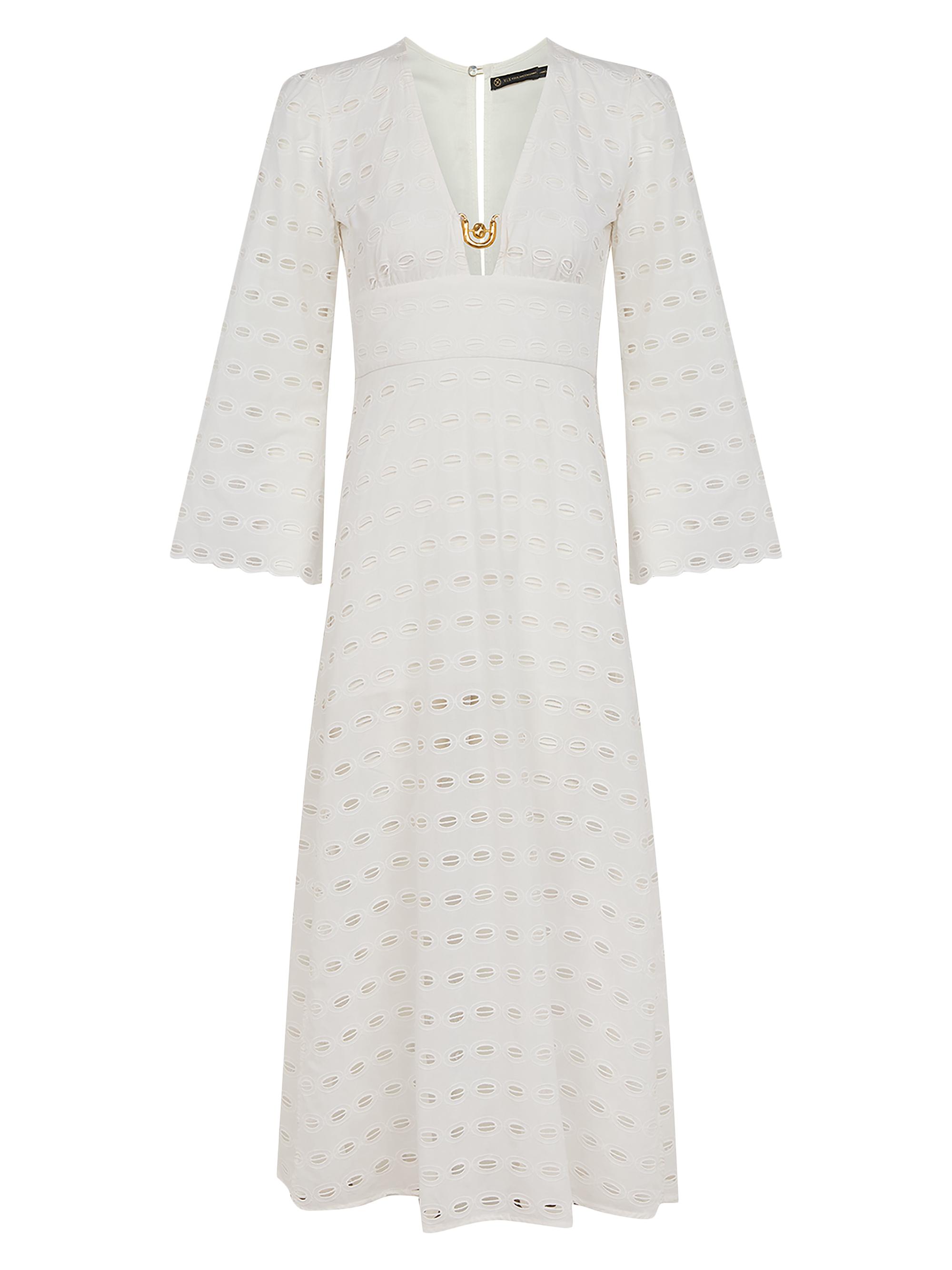 ViX by Paula Hermanny Women's Sea Wanderer Raya Eyelet Dress - White