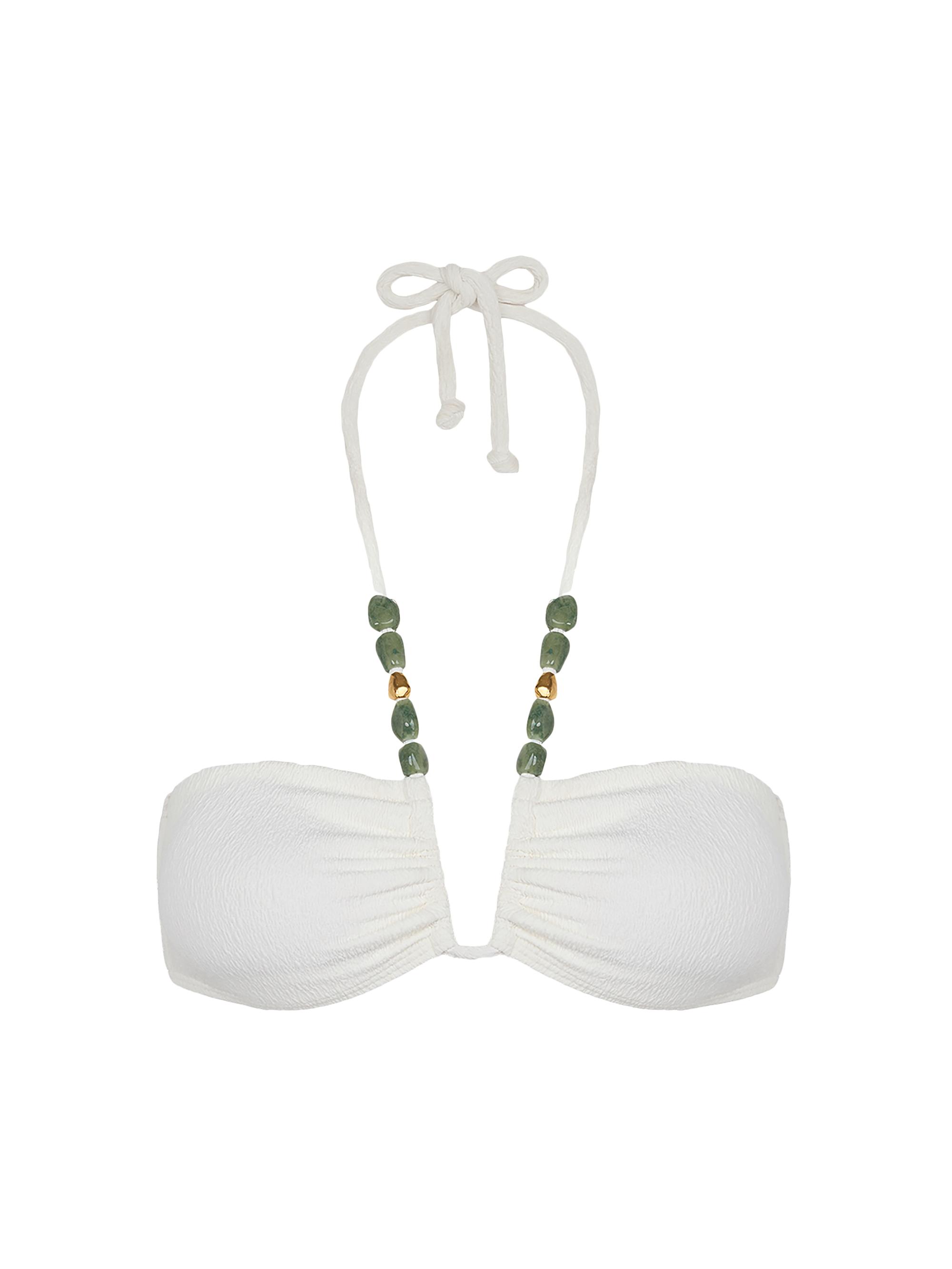 ViX by Paula Hermanny Women's Firenze Kiana Carol Bikini Top - White