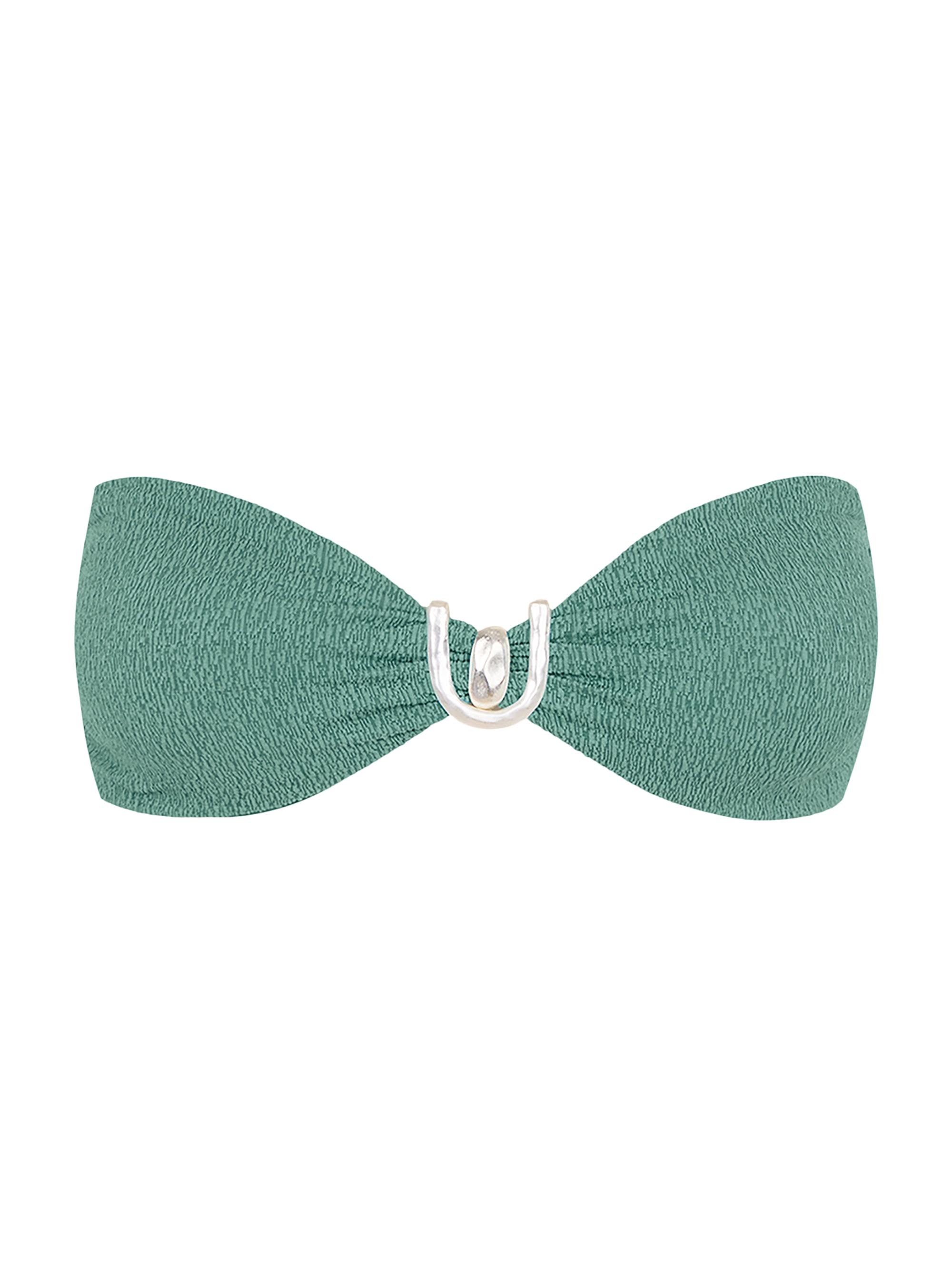 ViX by Paula Hermanny Women's Sea Wanderer Firenze Kori Bandeau Bikini Top - Blue