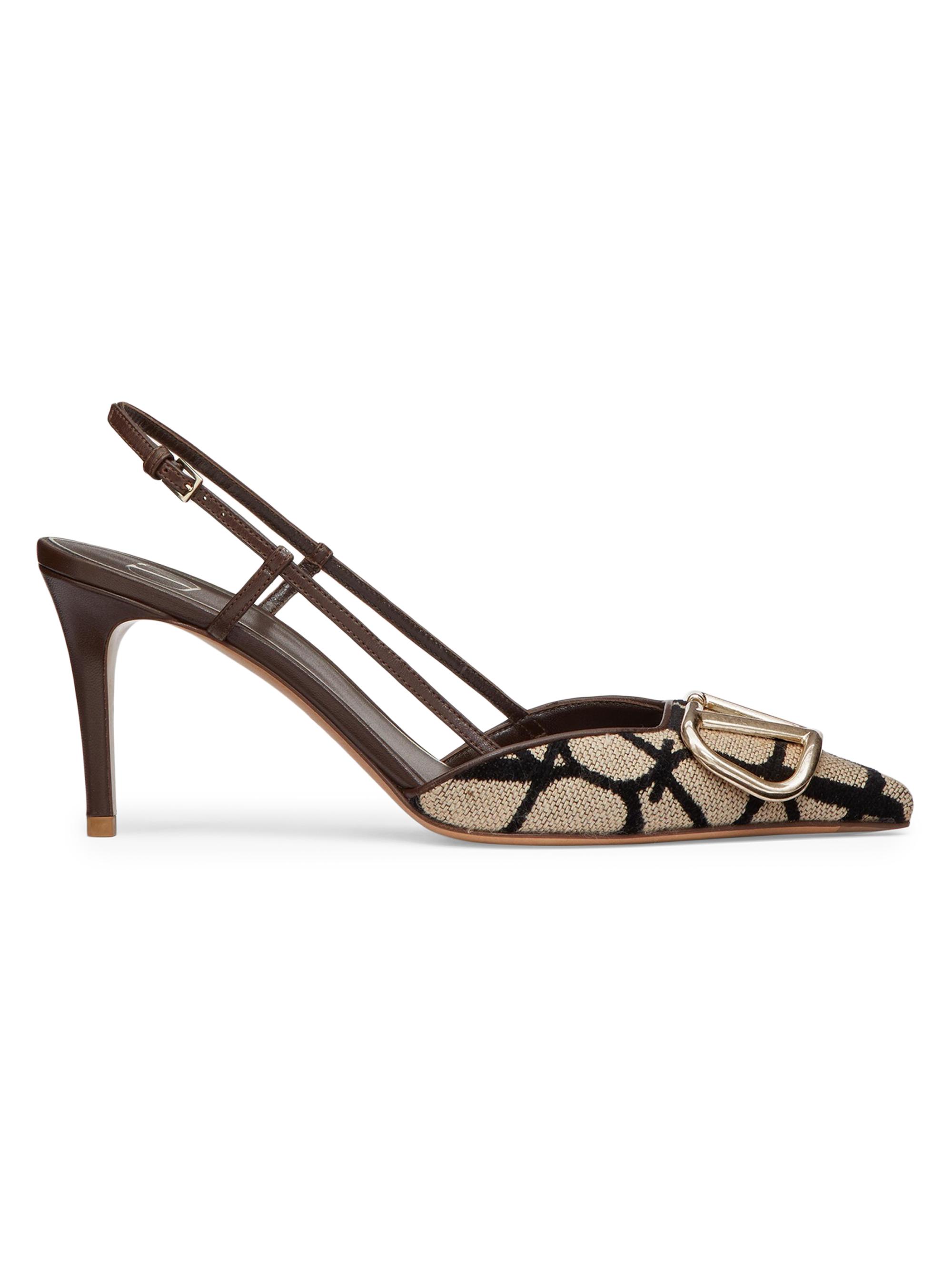 Valentino Garavani VLogo Signature Slingback Pumps 80MM | Saks
