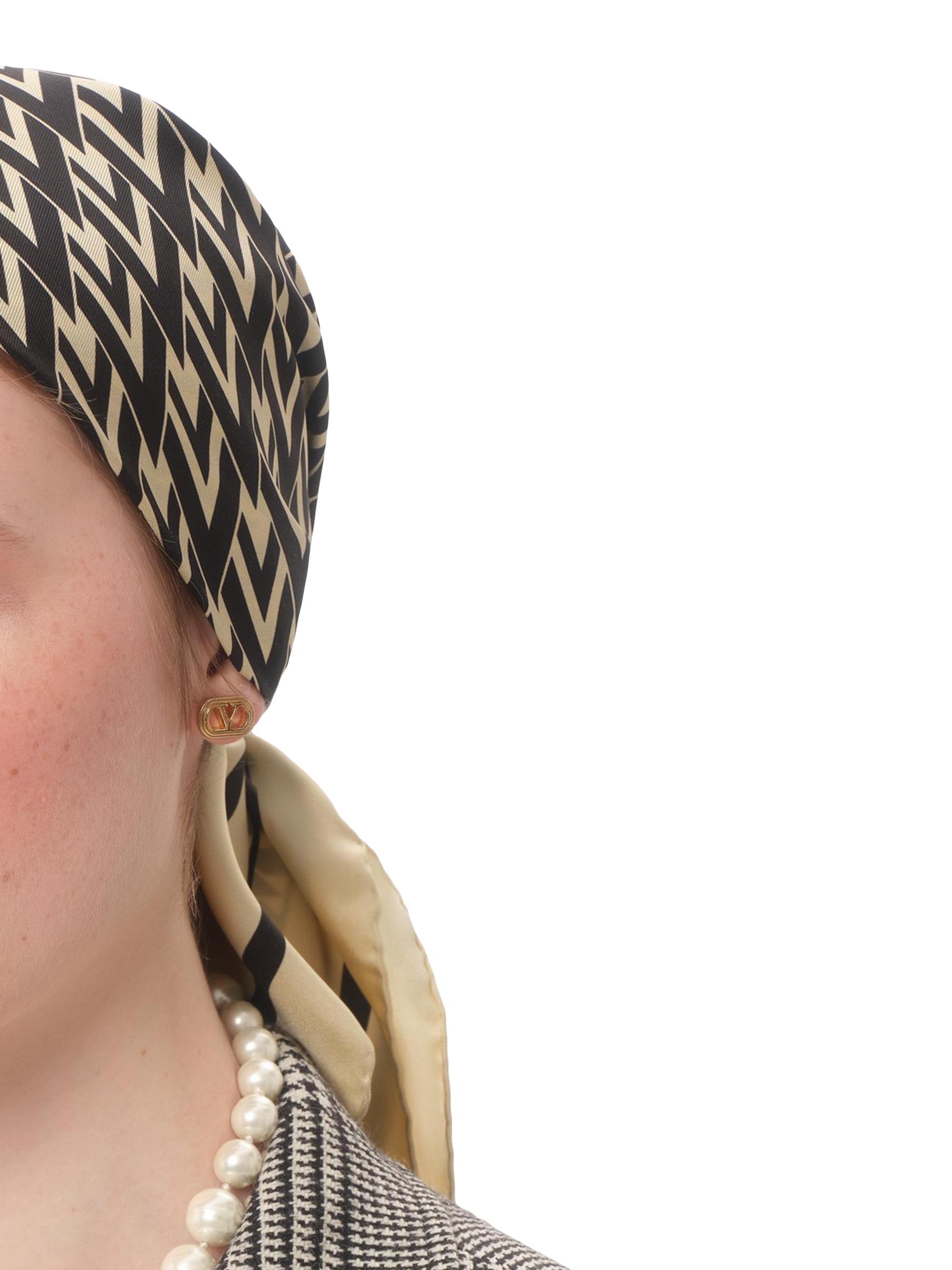 Valentino Garavani Toute La V Silk Scarf | Saks Fifth Avenue