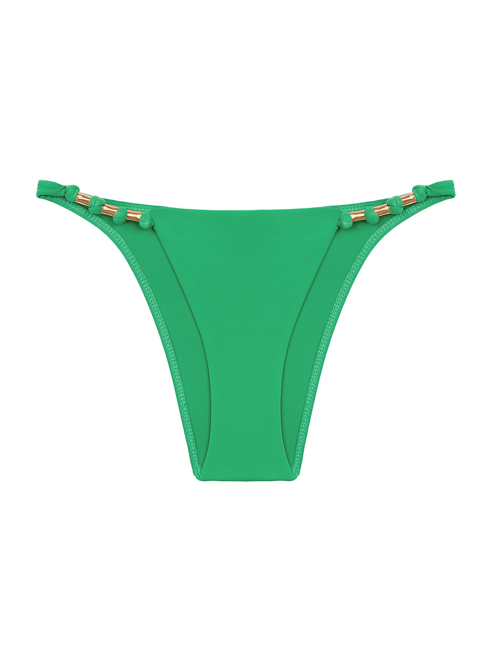 ViX by Paula Hermanny Women's Sea Wanderer Solid Paula Bikini Bottom - Green