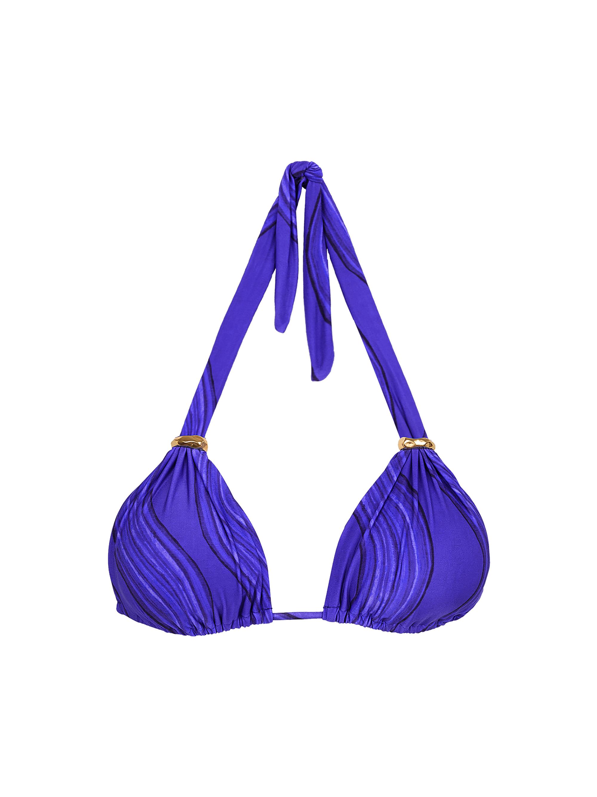 ViX by Paula Hermanny Women's Sea Wanderer Gemstone Bia Triangle Bikini Top