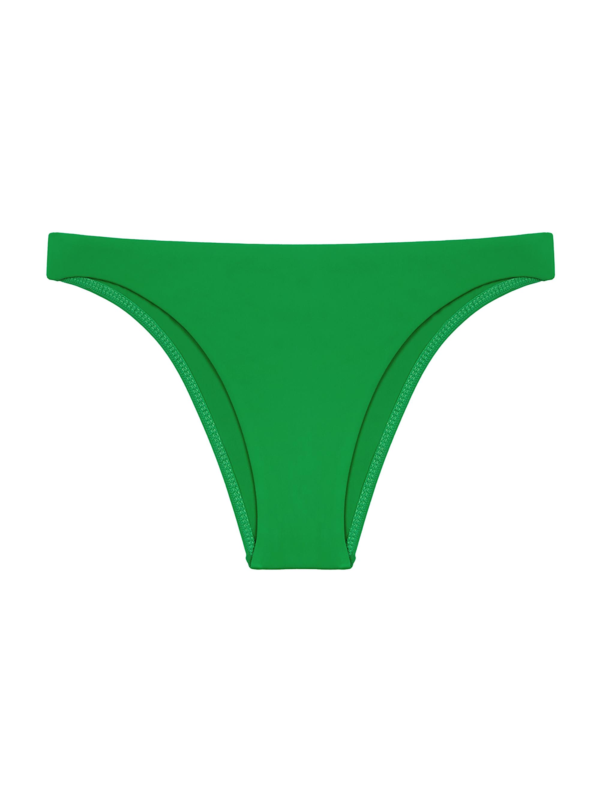 ViX by Paula Hermanny Women's Sea Wanderer Brazilian Bikini Bottom - Green