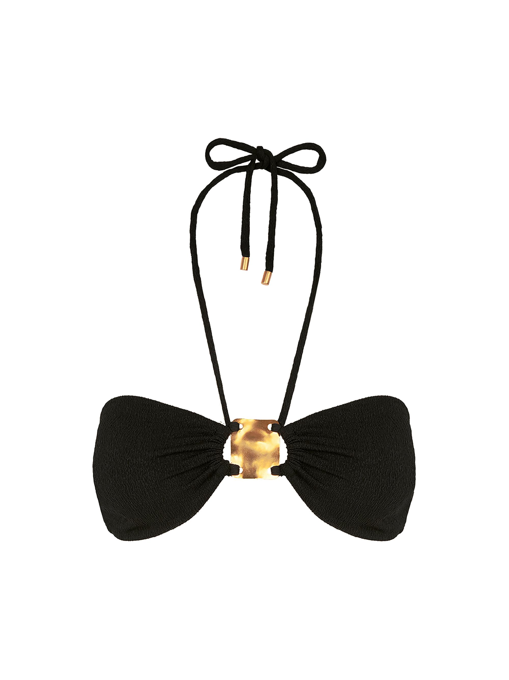 ViX by Paula Hermanny Women's Firenze Cleo Bandeau Bikini Top - Black