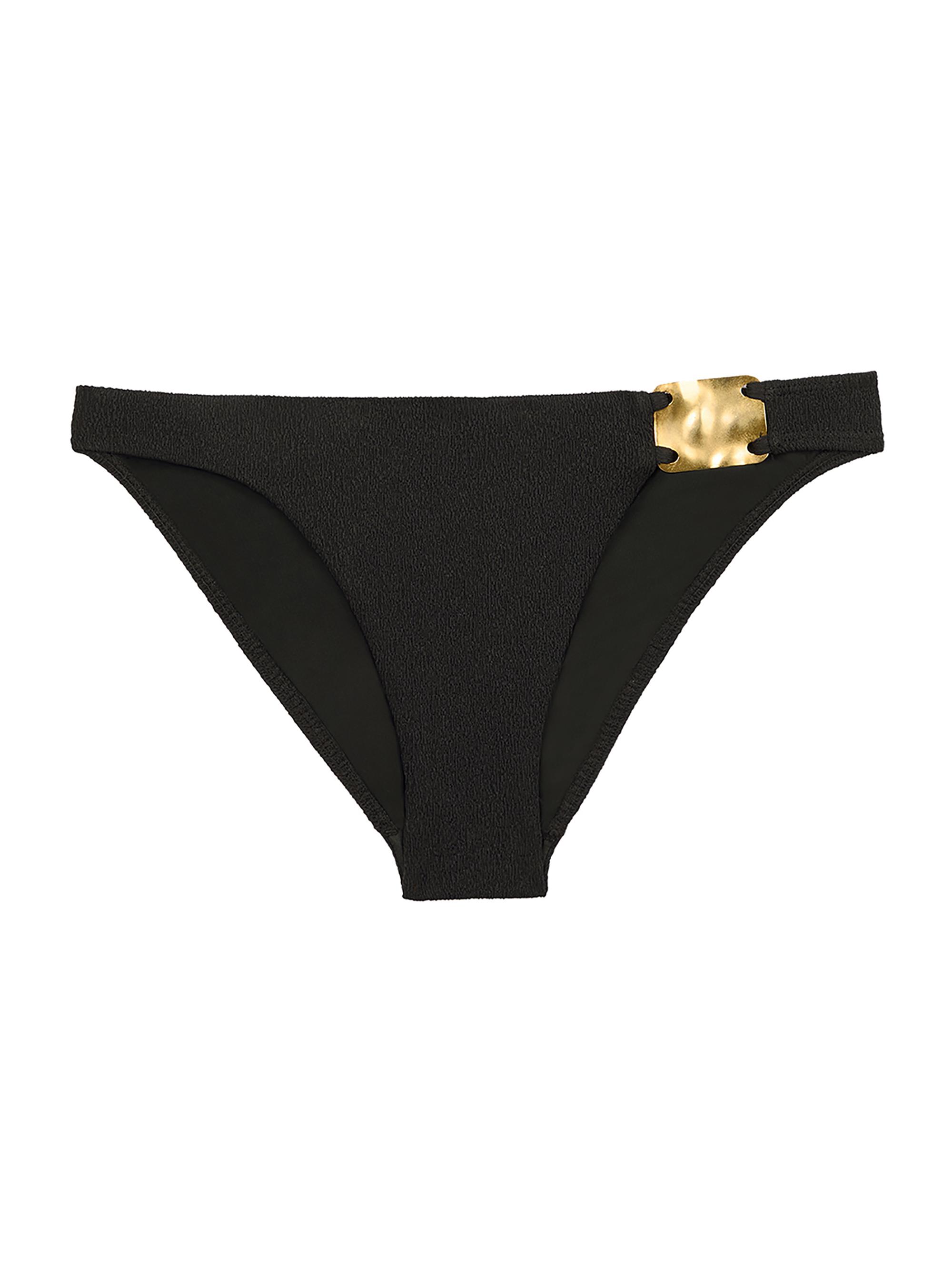 ViX by Paula Hermanny Women's Sea Wanderer Firenze Cleo Bikini Bottom - Black