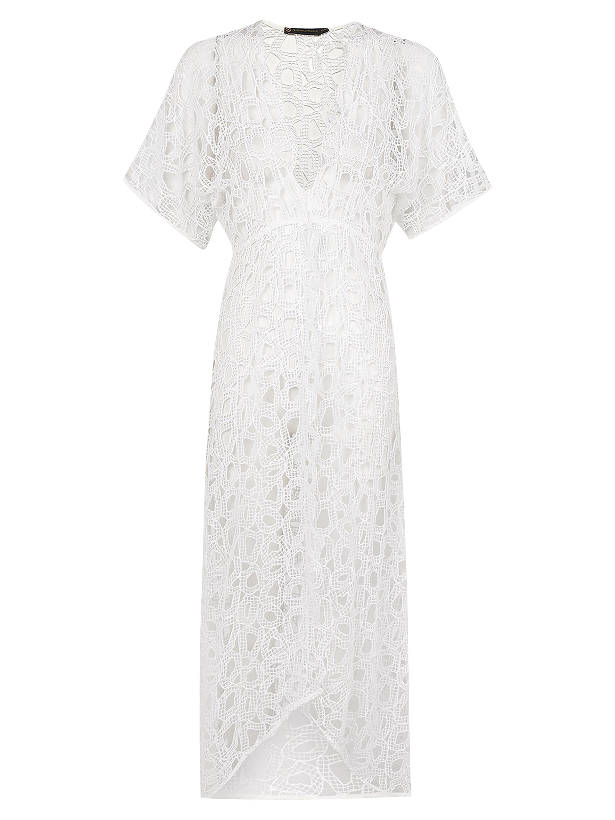 ViX by Paula Hermanny Women's Sea Wanderer Arie Eyelet Cover-Up - White