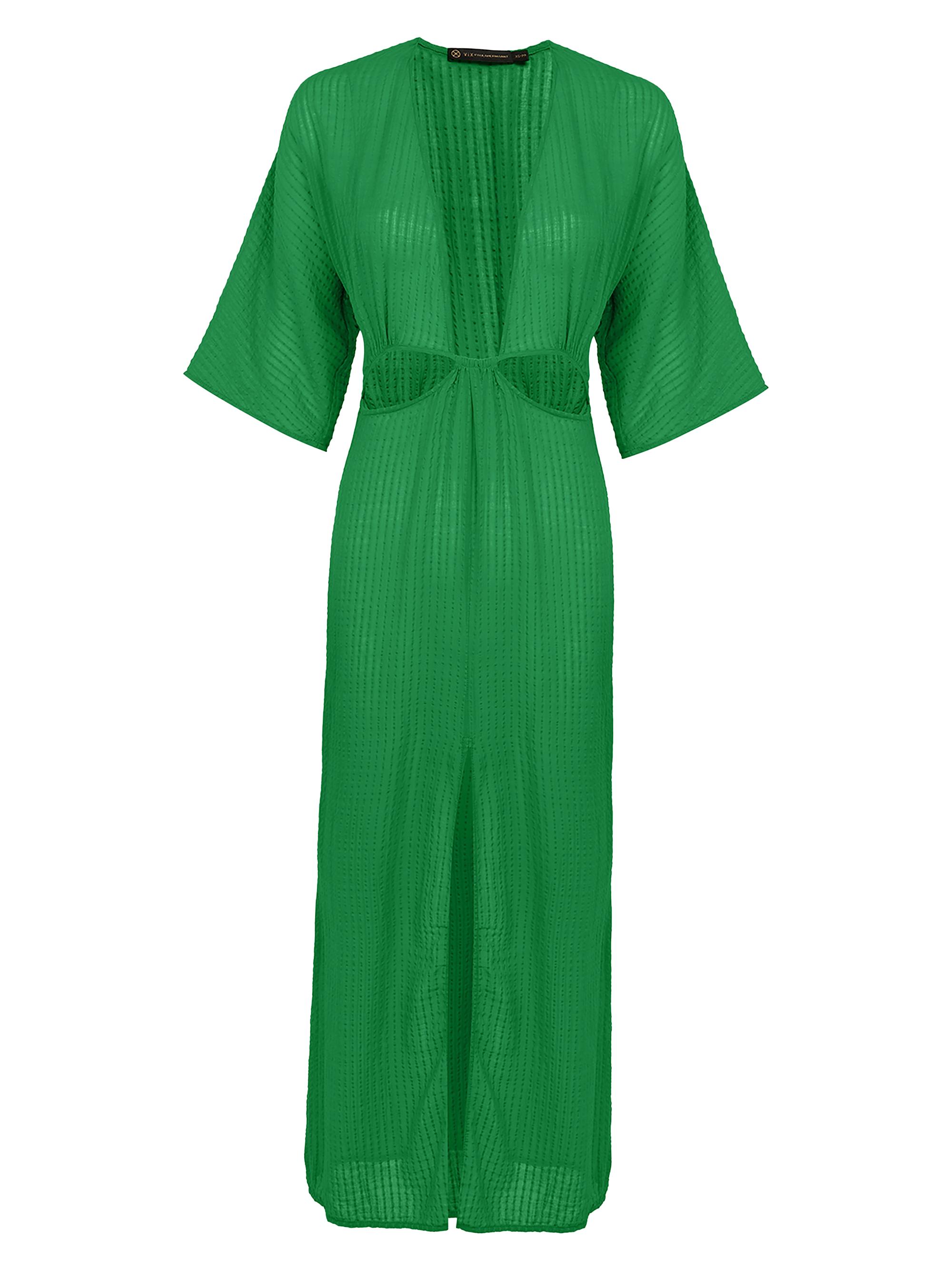 ViX by Paula Hermanny Women's Sea Wanderer Allie Cover-Up Dress - Green