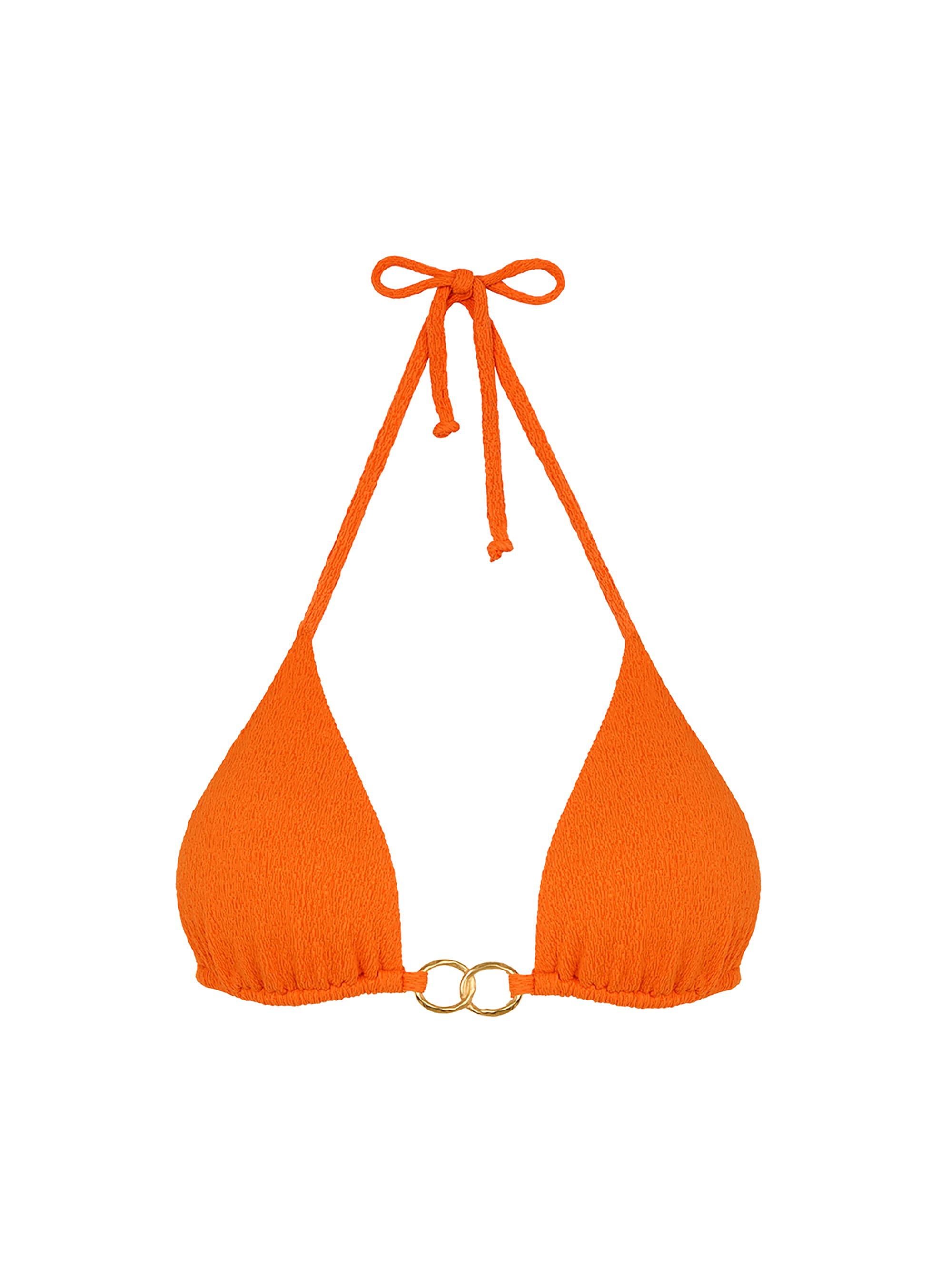 ViX by Paula Hermanny Women's Sea Wanderer Firenze Jolie Triangle Binki Top - Orange