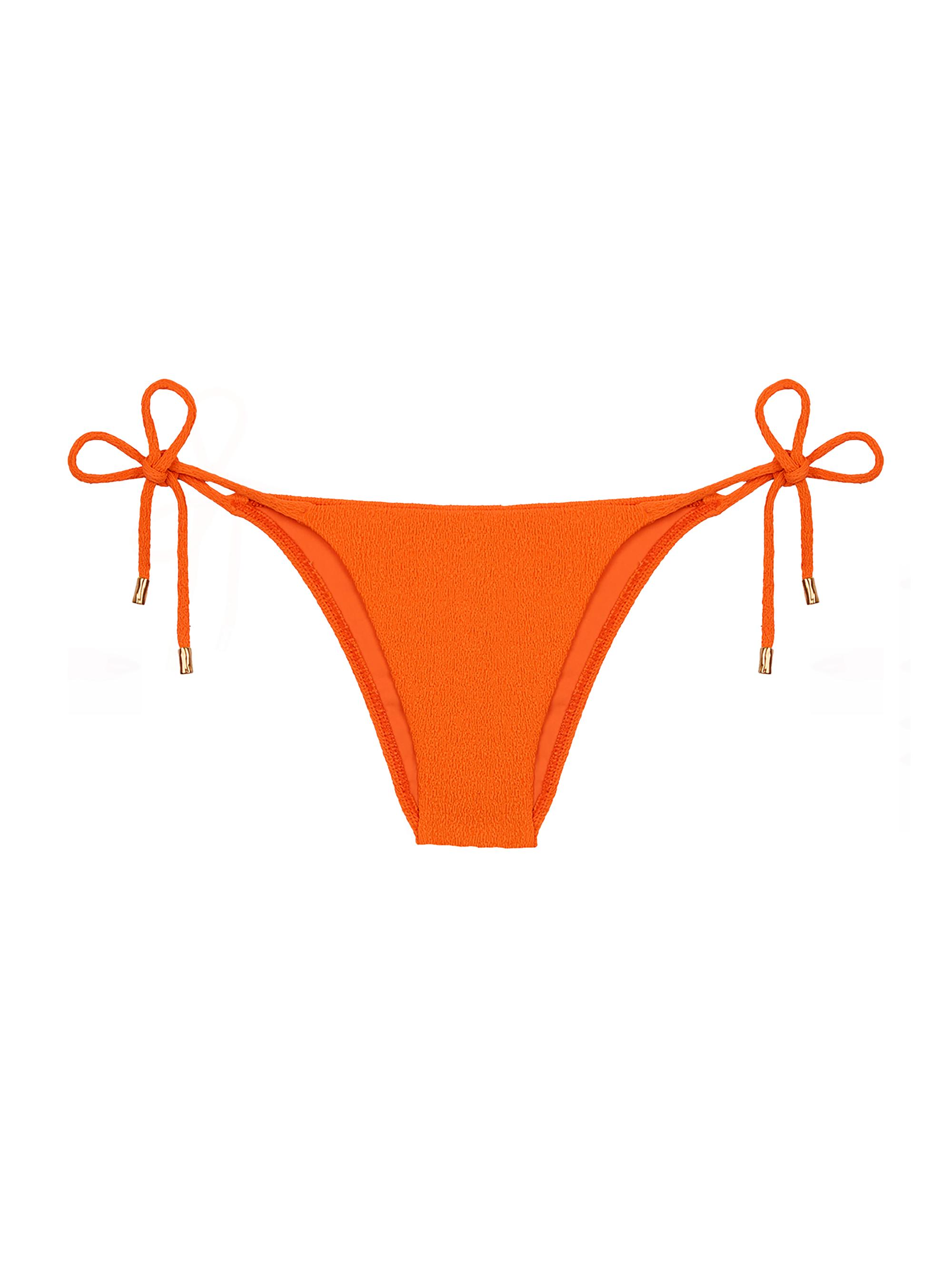 ViX by Paula Hermanny Women's Sea Wanderer Firenze Side-Tie Bikini Bottom - Orange