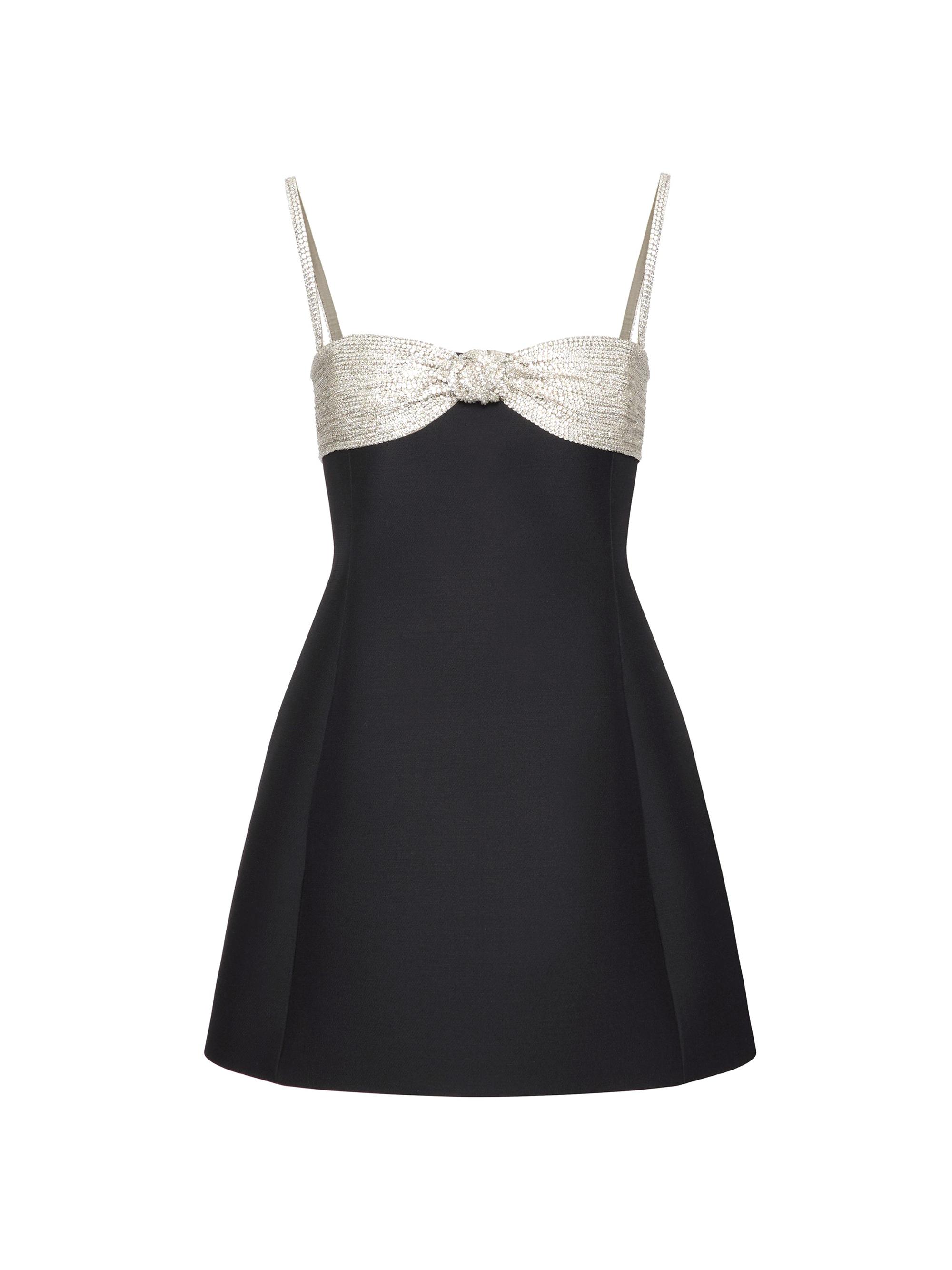 Valentino Garavani Women's Embroidered Crepe Couture Dress - Black