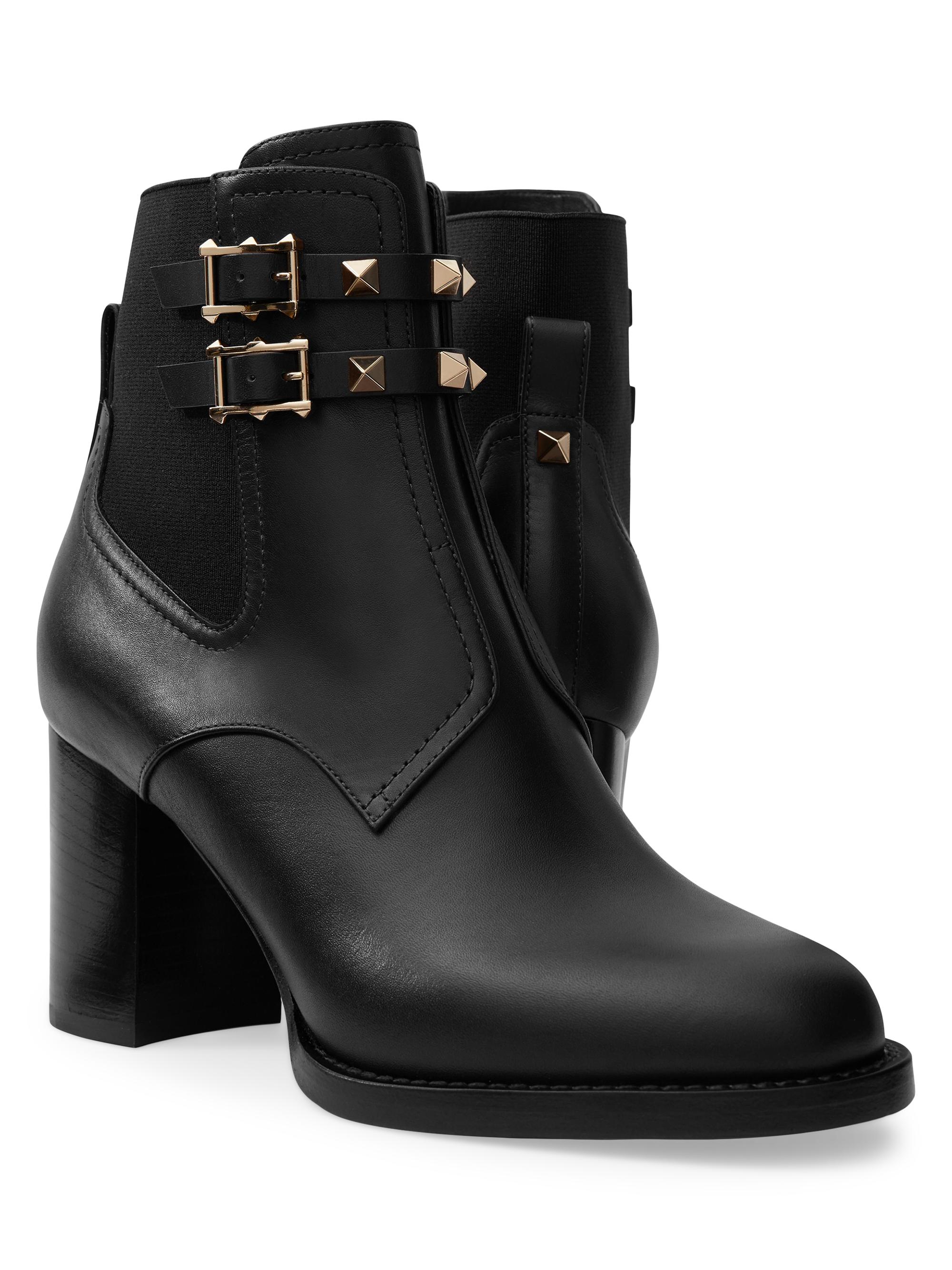 Valentino Garavani Rockstud 70MM Calfskin Ankle Boots | Saks Fifth