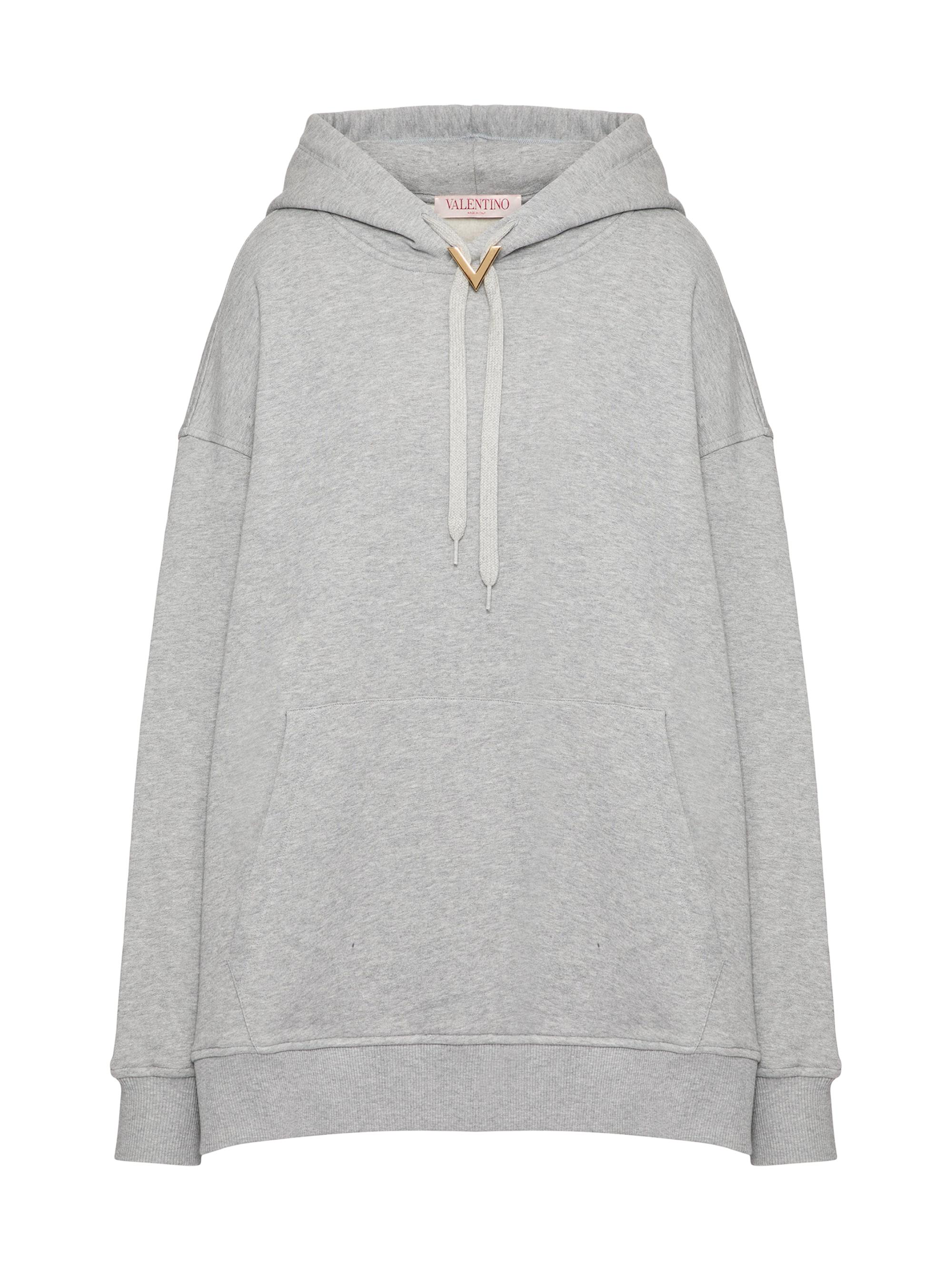 Valentino Garavani Women's Jersey Sweatshirt - Grey